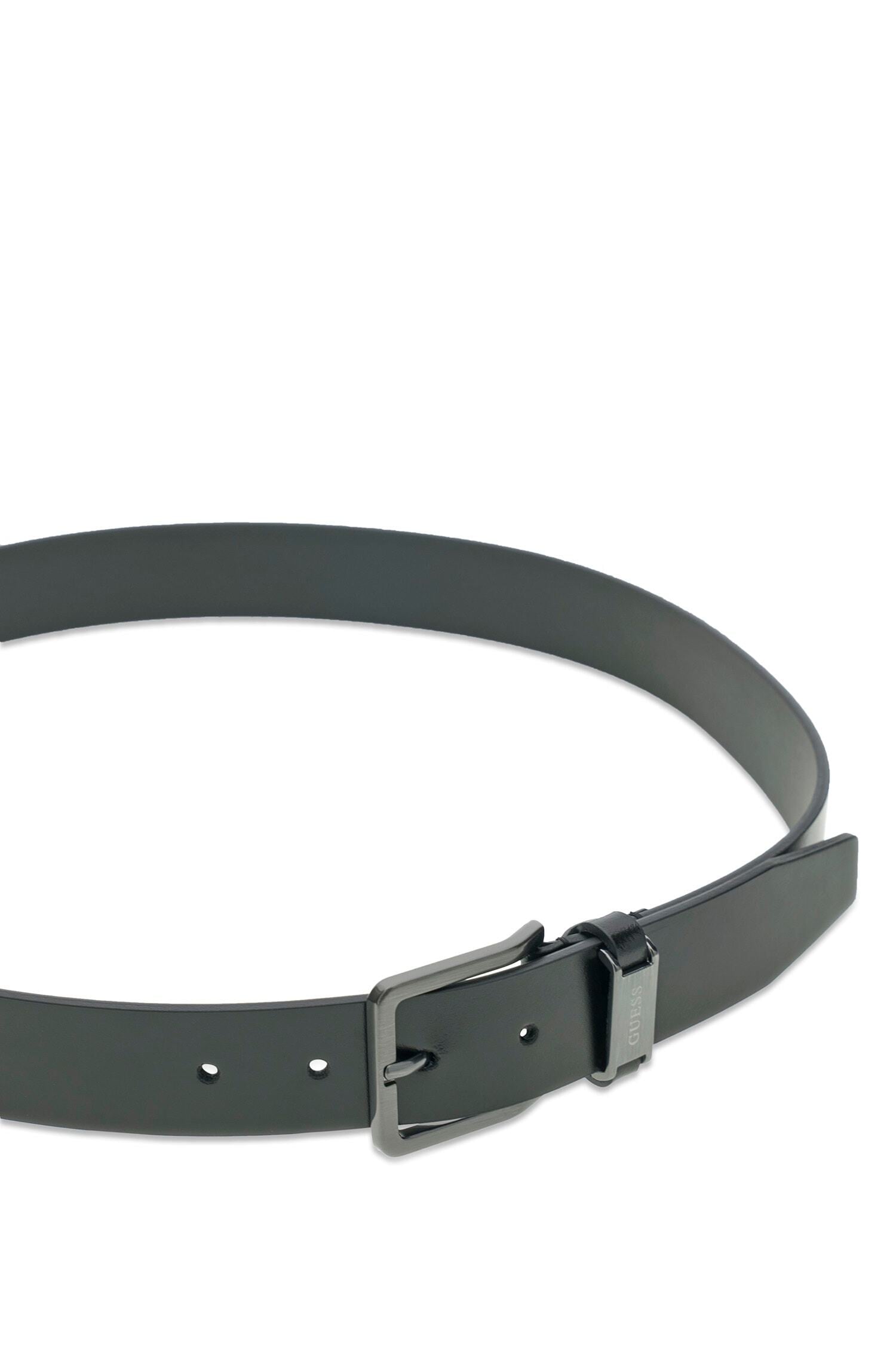 Guess Ceinture en cuir »BELT H35« mit dezentem Logoschriftzug
