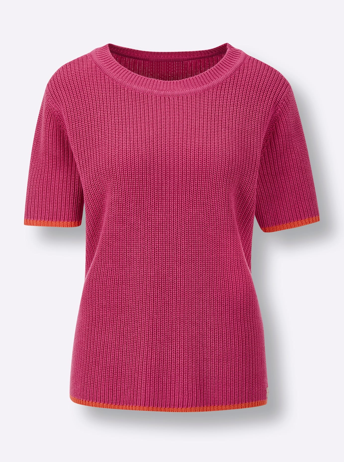 CREATION L PREMIUM Pull à manches courtes »Lyocell-Baumwoll-Pullover«