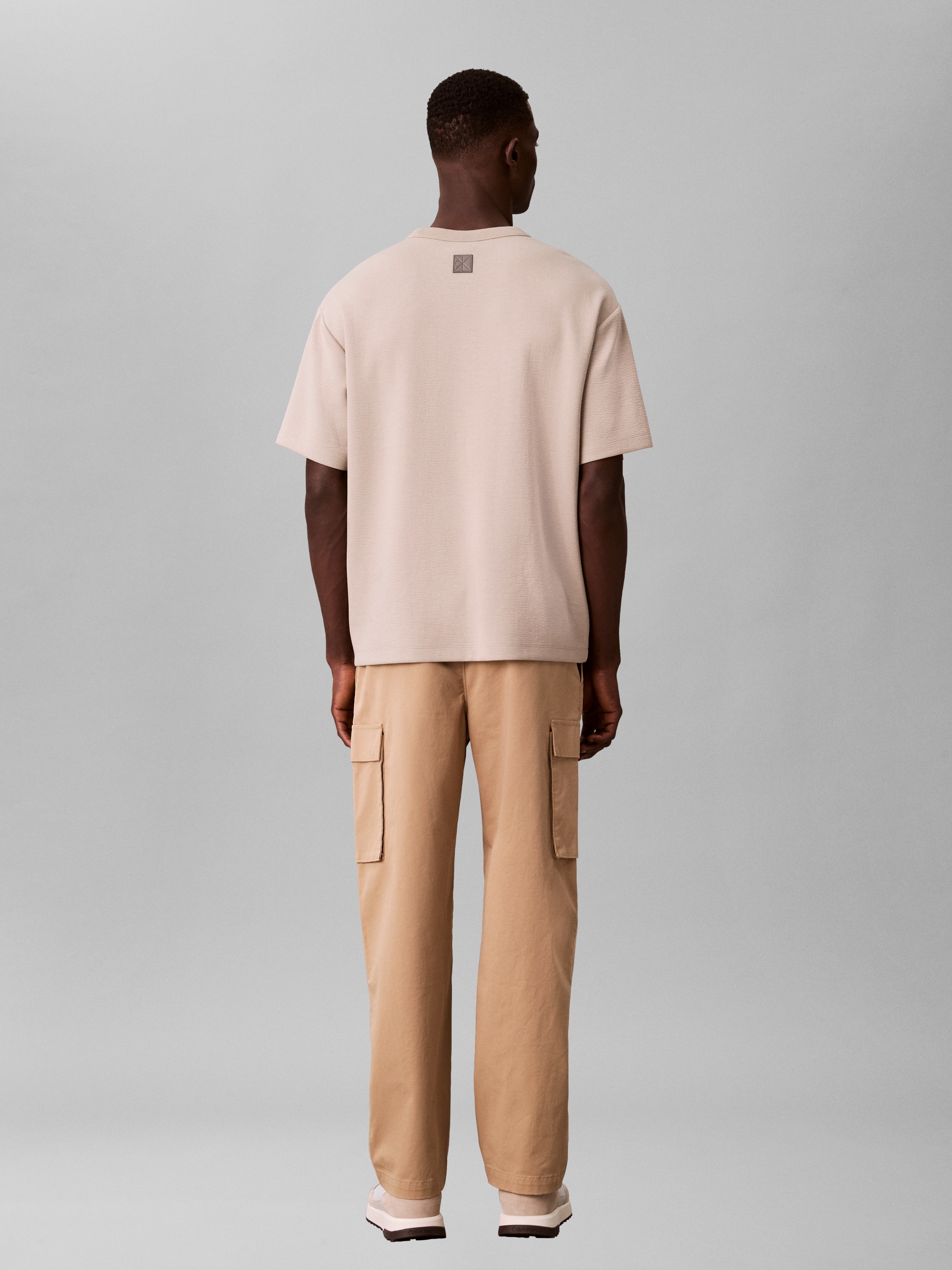 Calvin Klein Jeans Pantalon cargo »CO PULL ON STRAIGHT CARGO PANT«  in Unifarbe
