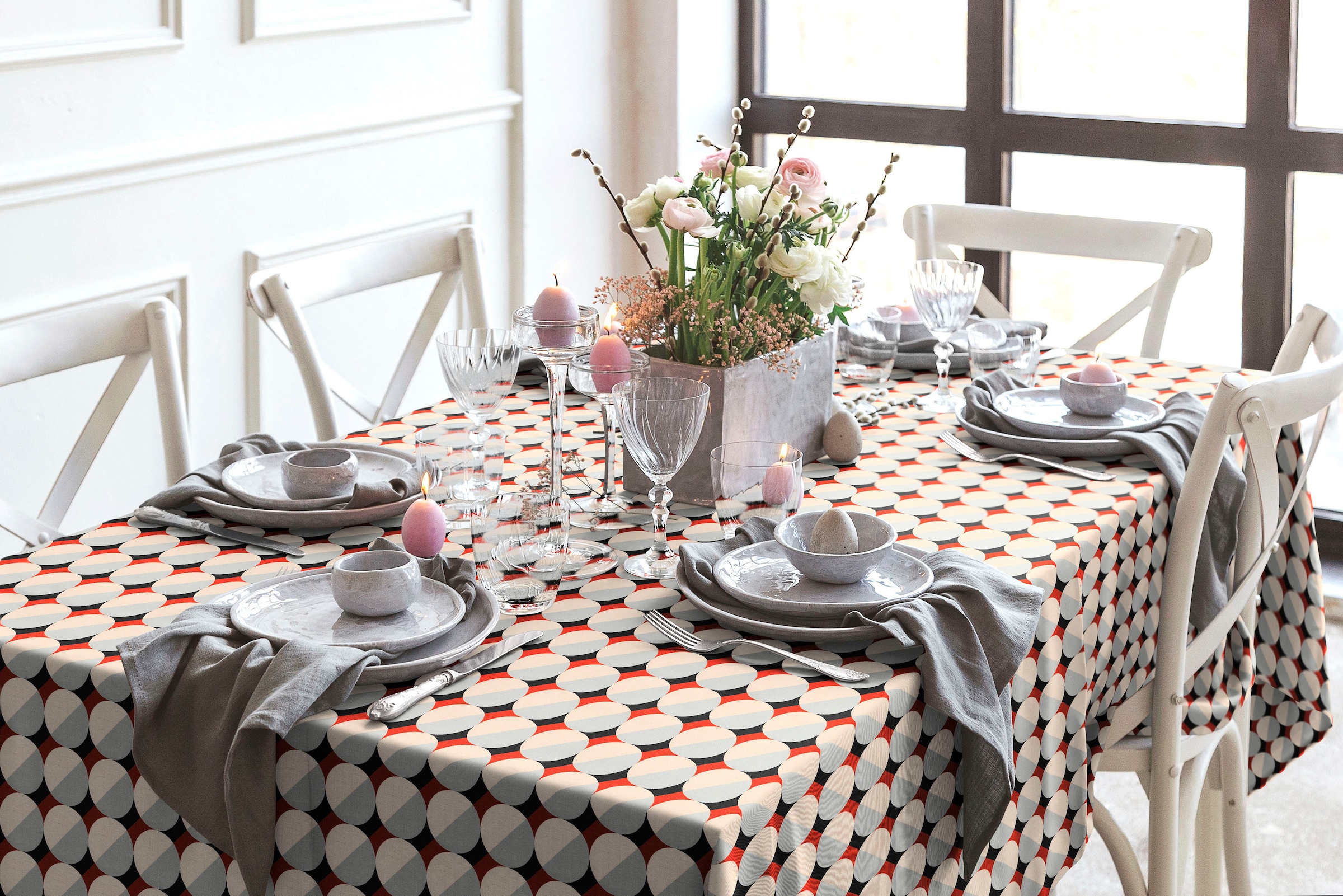 Adam Tischdecke »Circles« aus 100% Bio-Baumwolle