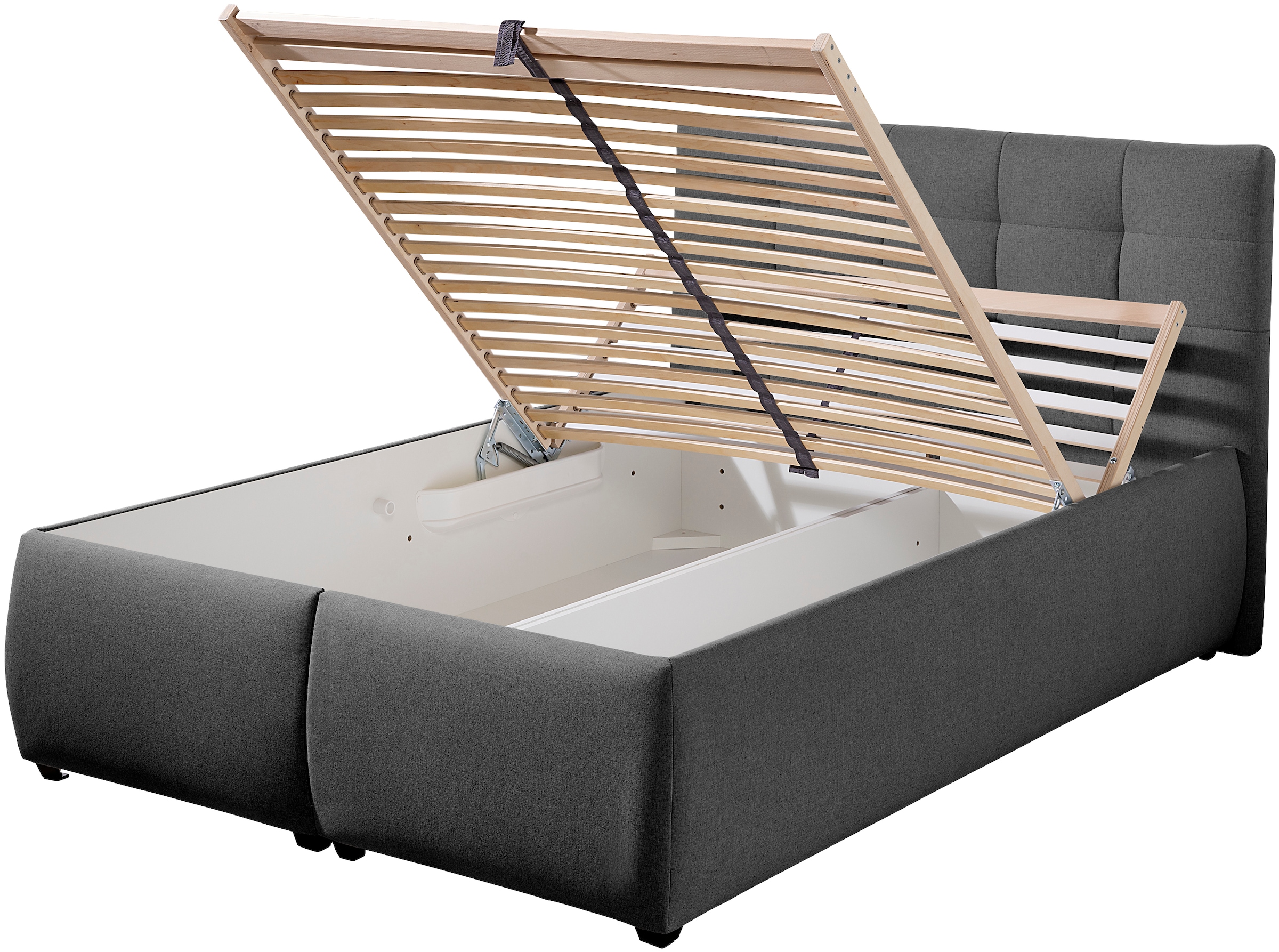 Maintal Polsterbett »Felsental« inklusive Bettkasten, in H2, H3 & H4 erhältlich