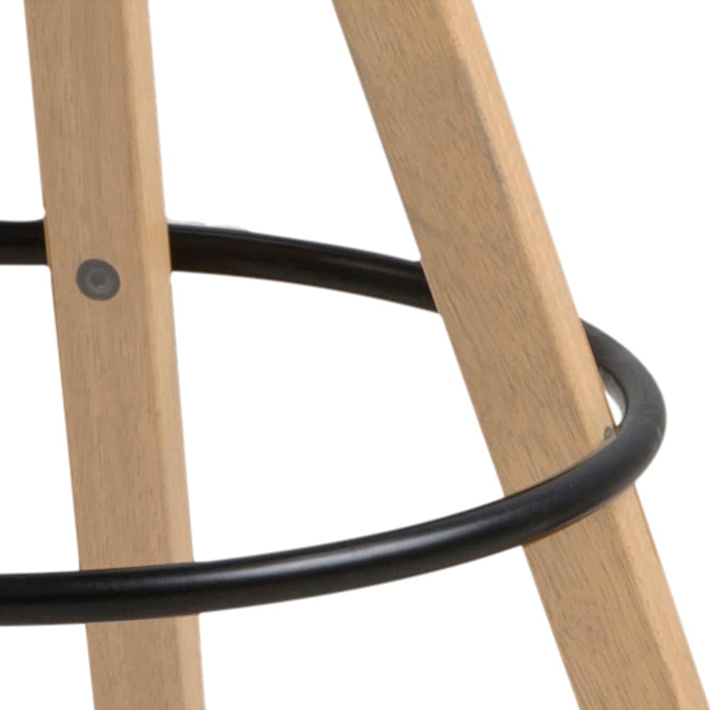 ACTONA GROUP Tabouret de bar »Dian« Ensemble, 2 cuis tlg. Tabouret de bar, assise organique avec coussin, repose-pieds