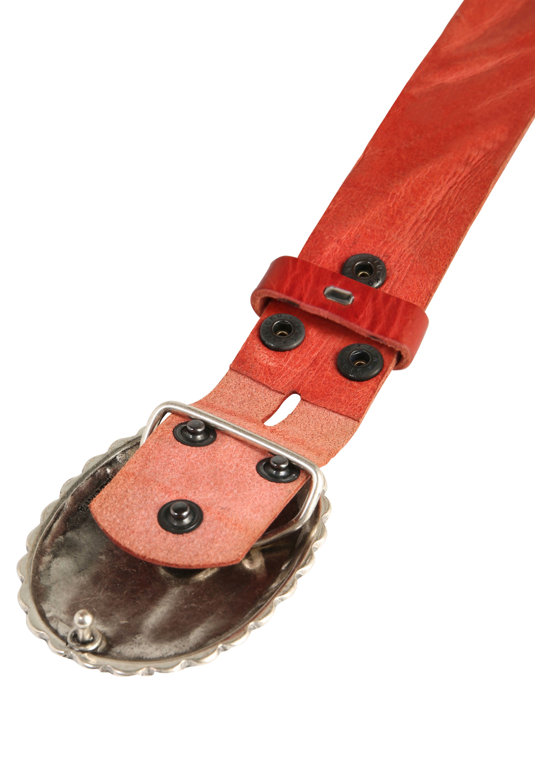 RETTUNGSRING by showroom 019° Ceinture en cuir mit austauschbarer Schliesse »Mandala Silber«