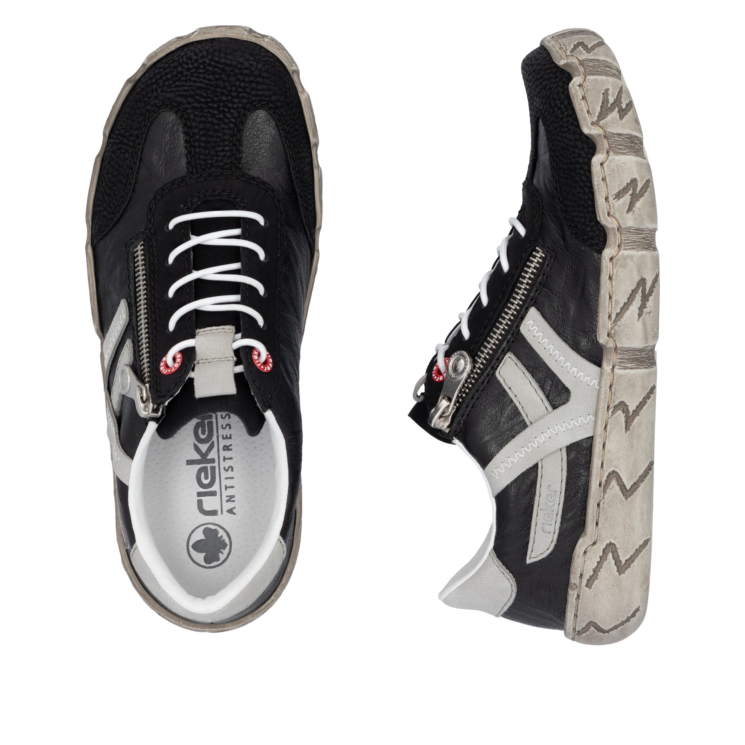 Rieker Baskets slip-on  , Halbschuh, Schlupfschuh, Freizeitschuh mit weicher Innensohle