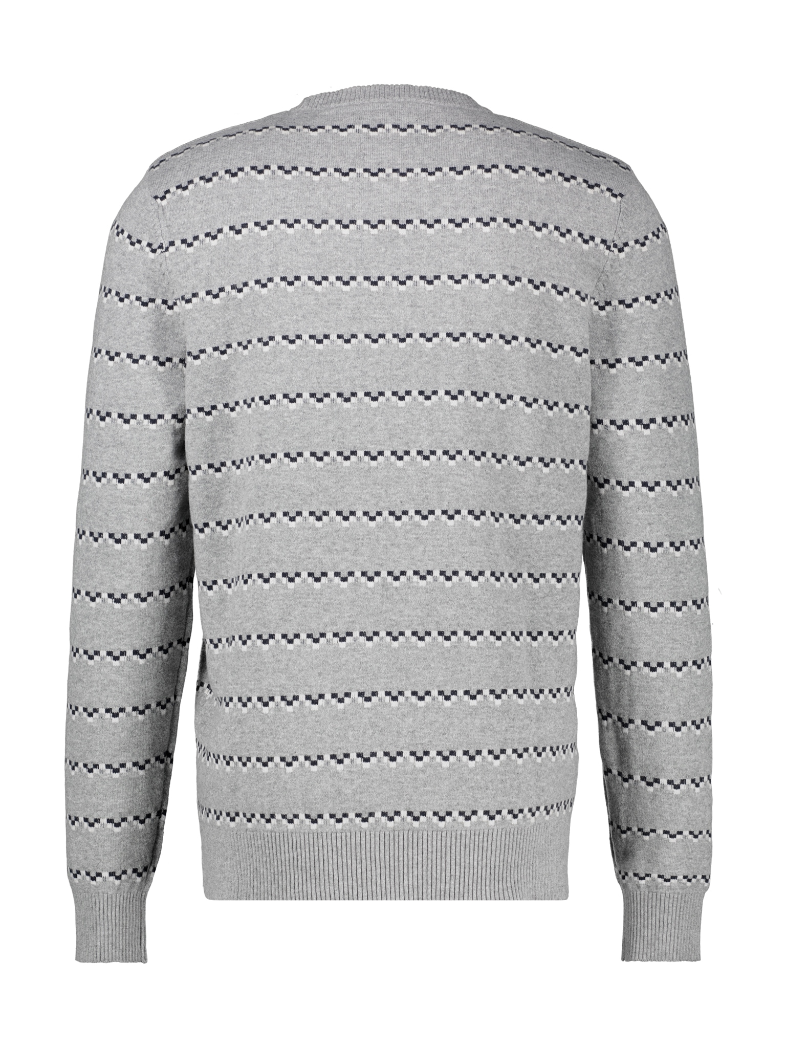 LERROS Pull en tricot pull à manches longues avec rayures en jacquard