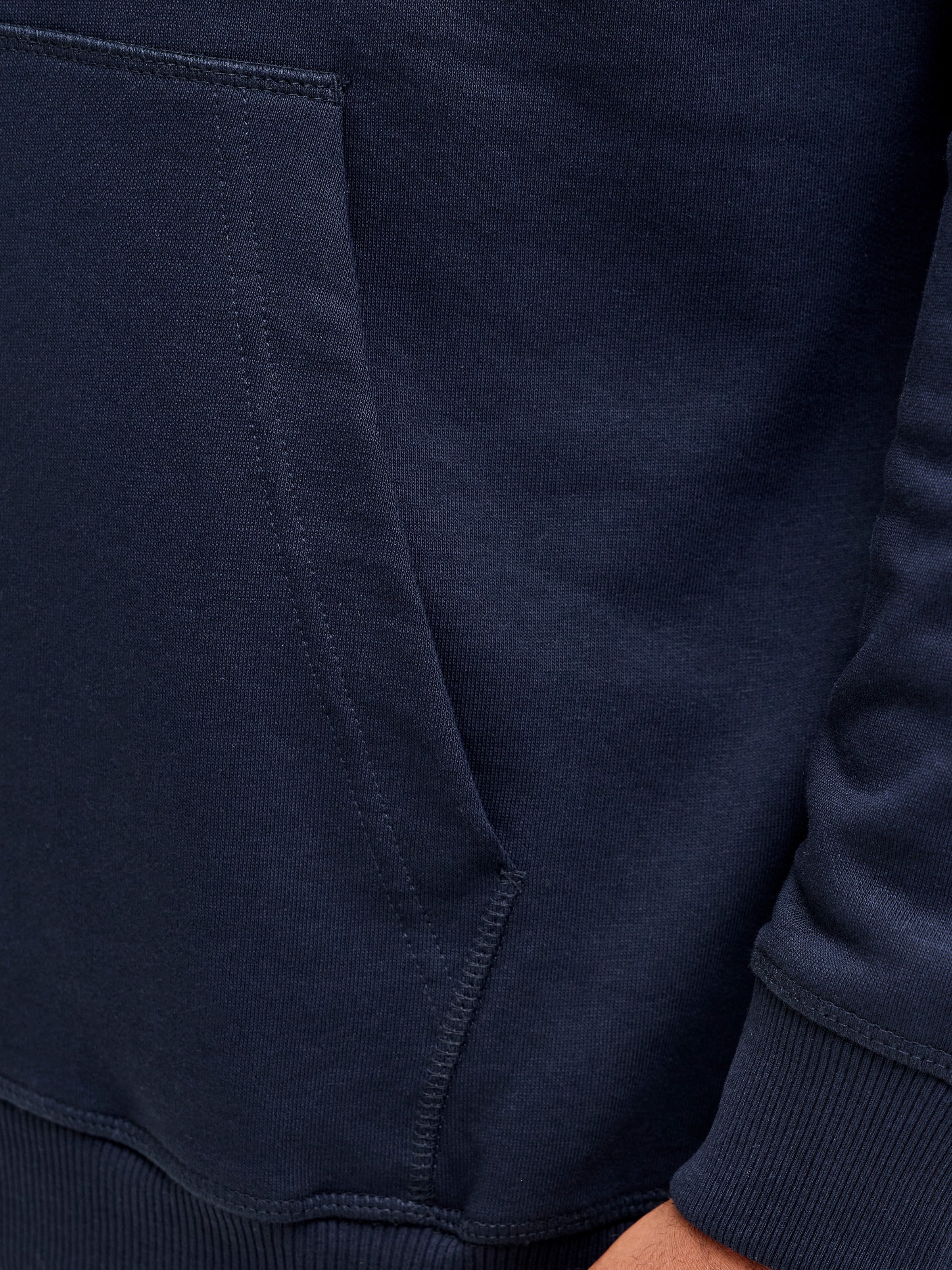 Jack & Jones PlusSize Sweat à capuche »JORNORREBRO EMB SWEAT HOOD PLS«, mélange coton, coupe régulière
