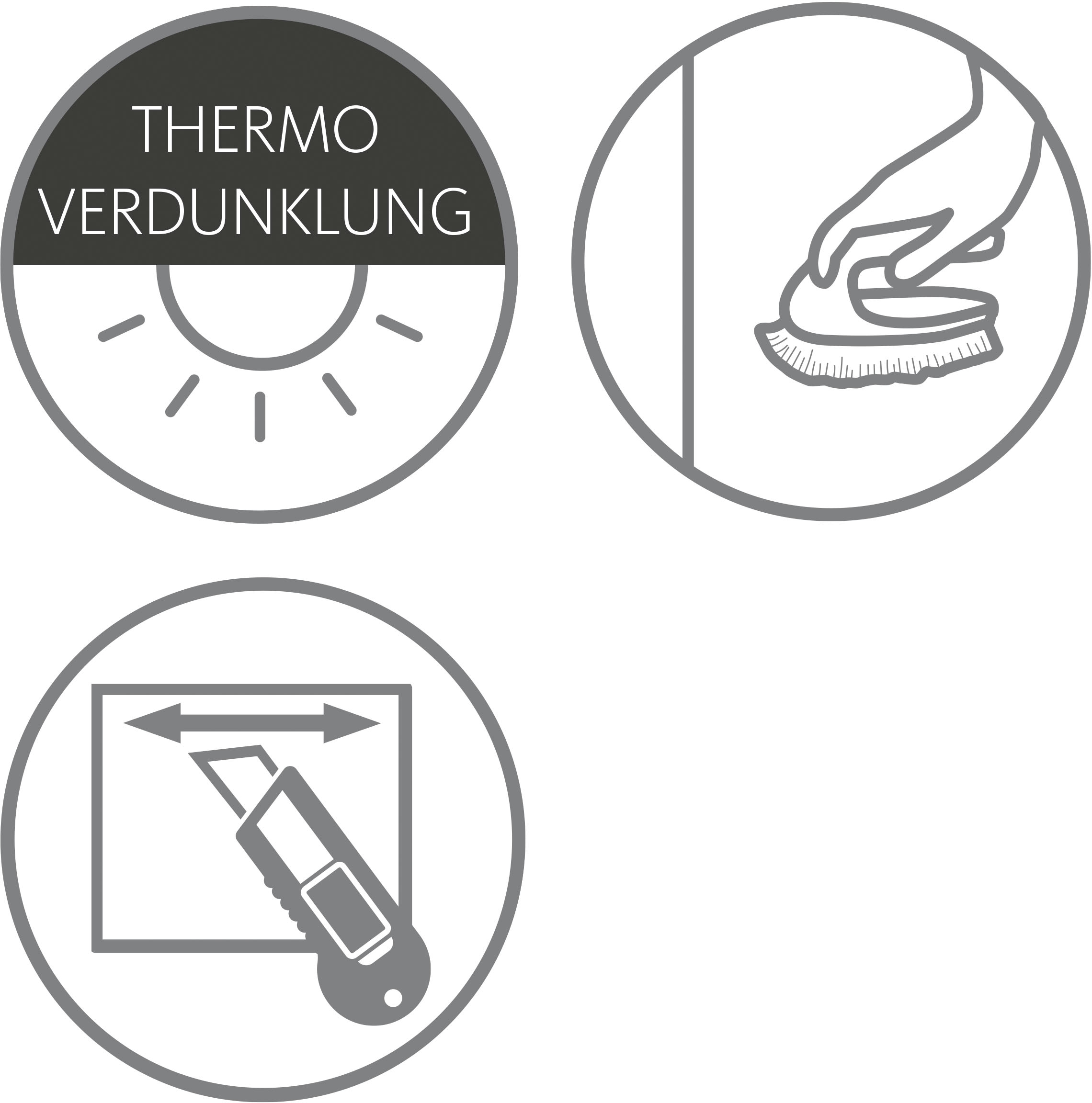 SCHÖNER WOHNEN-Kollektion Store à tirage latéral »Thermorollo Martha« assombrissant isolation thermique | occultation | protection visuelle | économique en énergie Aucun perçage requis suspendu librement store enrouleur Schöner Wohnen, collé