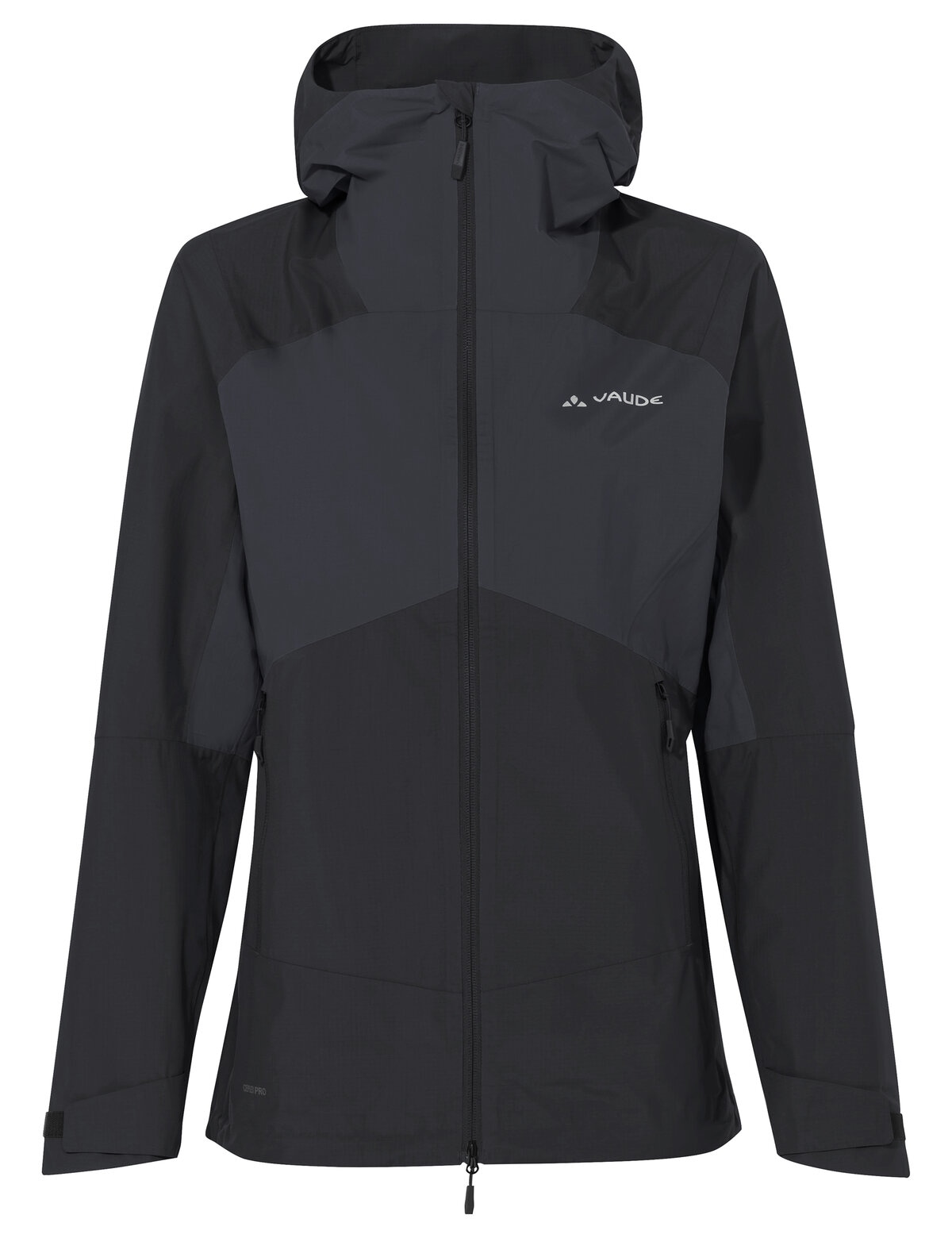 VAUDE Regenjacke »WOMEN'S SIMONY 2,5L JACKET V« mit Kapuze für Wandern und Trekking, atmungsaktiv, wasserdicht, mit Kapuze