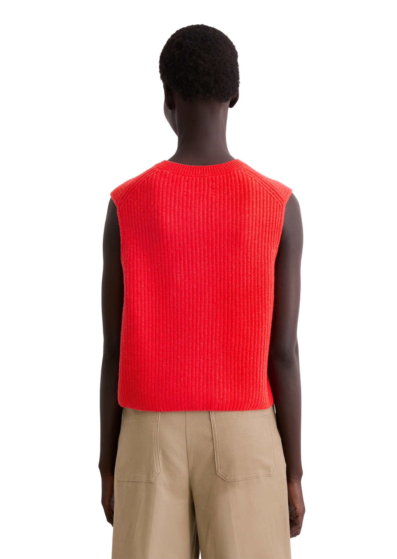 Marc O'Polo Gilet tricoté slim fit, aus weichem Wolle-Mix