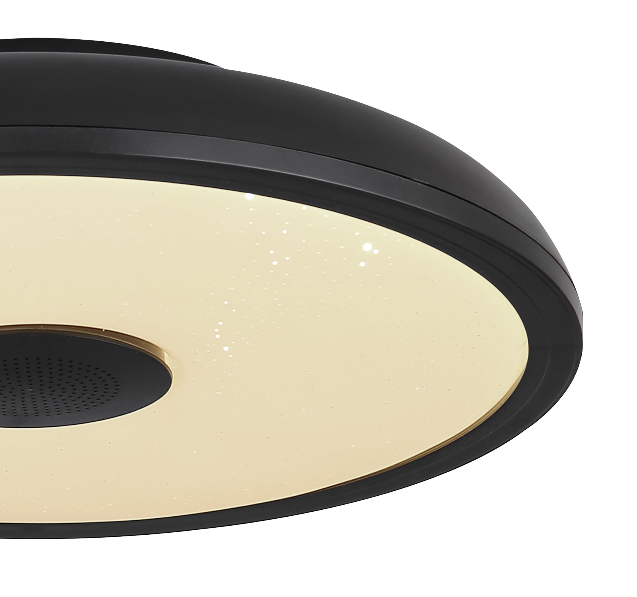 GLOBO LIGHTING LED Deckenleuchte »RAFFY« LED-Modul 1 Stk. warmweiss - kaltweiss Farbwechsel Rot-Grün-Blau, Lautsprecherfunktion