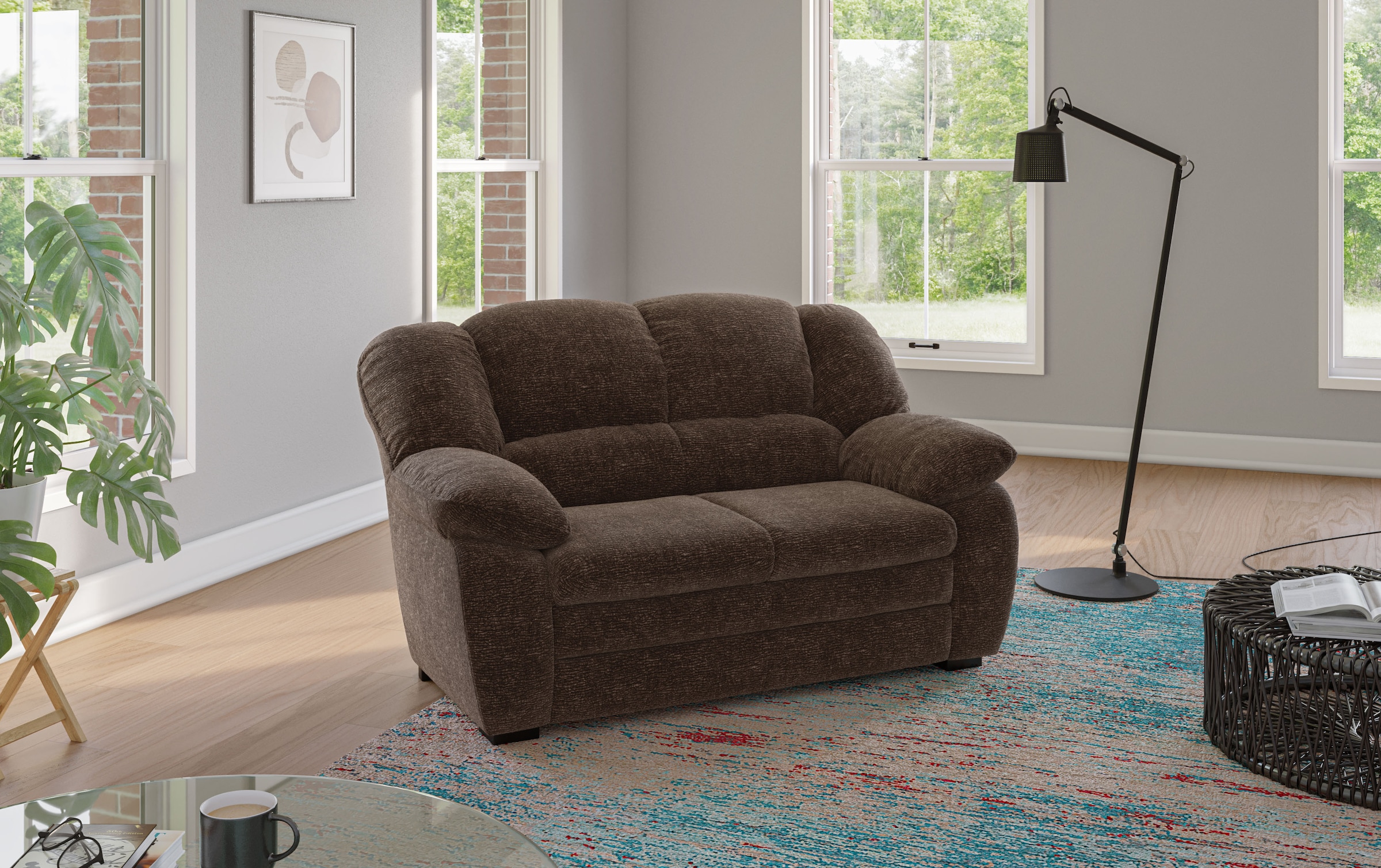 COTTA 2-places »Casino Sofa, mit extra breiten Armlehnen, B: 159 cm« ensemble rembourré, également disponible en set