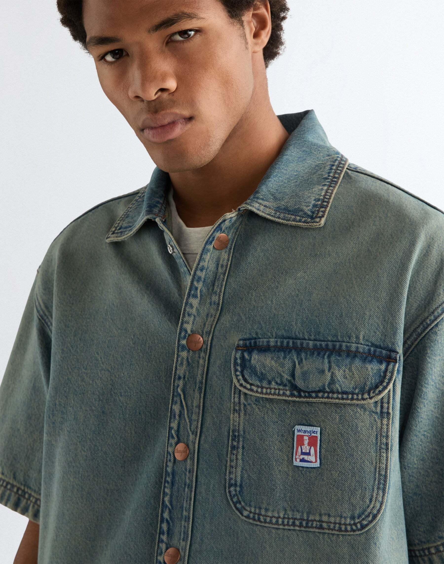 Wrangler Jeanshemd »WRANGLER Jeanshemd Shortsleeve«