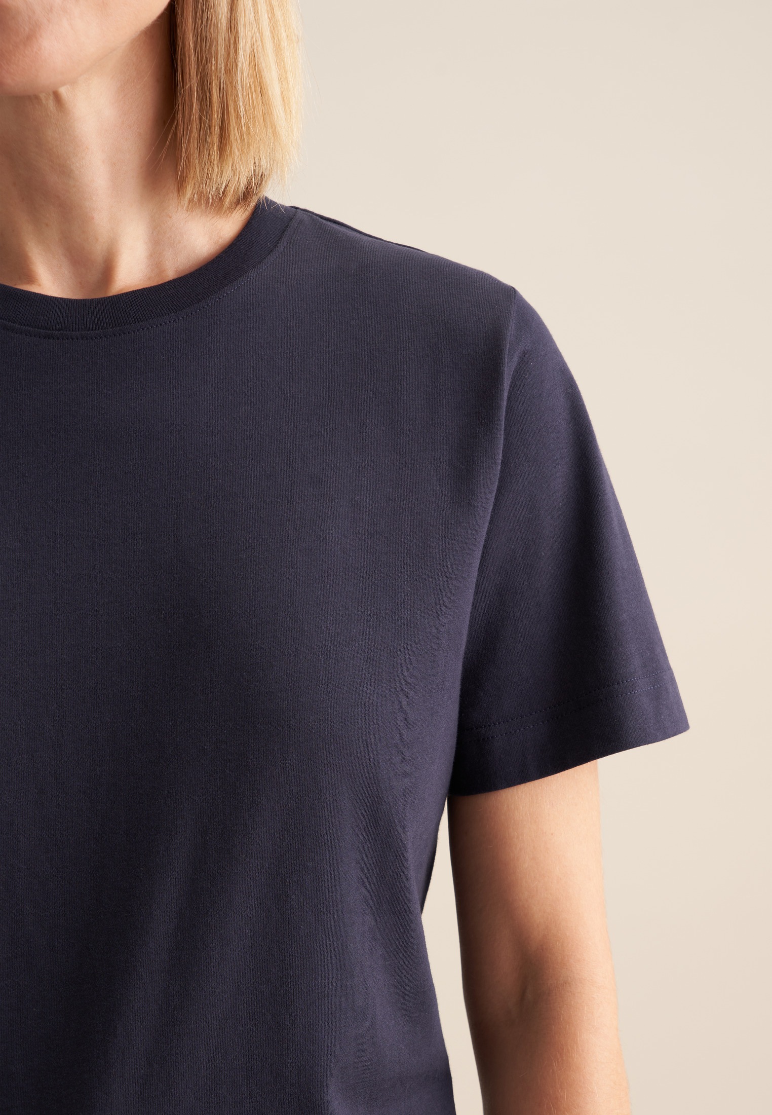 seidensticker T-Shirt »Schwarze Rose« 1/2 Rundhals Uni