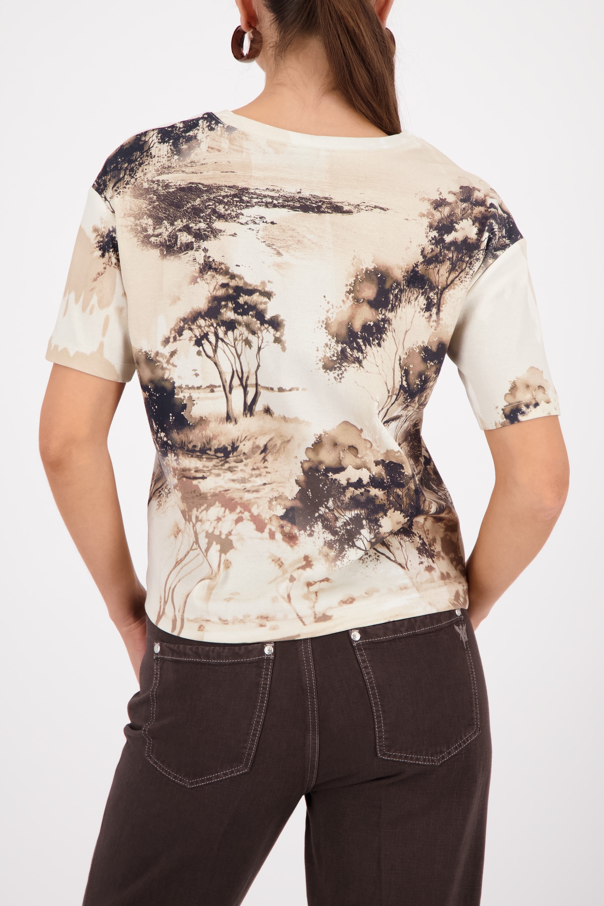 Monari T-shirt »Shirt Savanne allover« Regular fit mit Savanne-Print