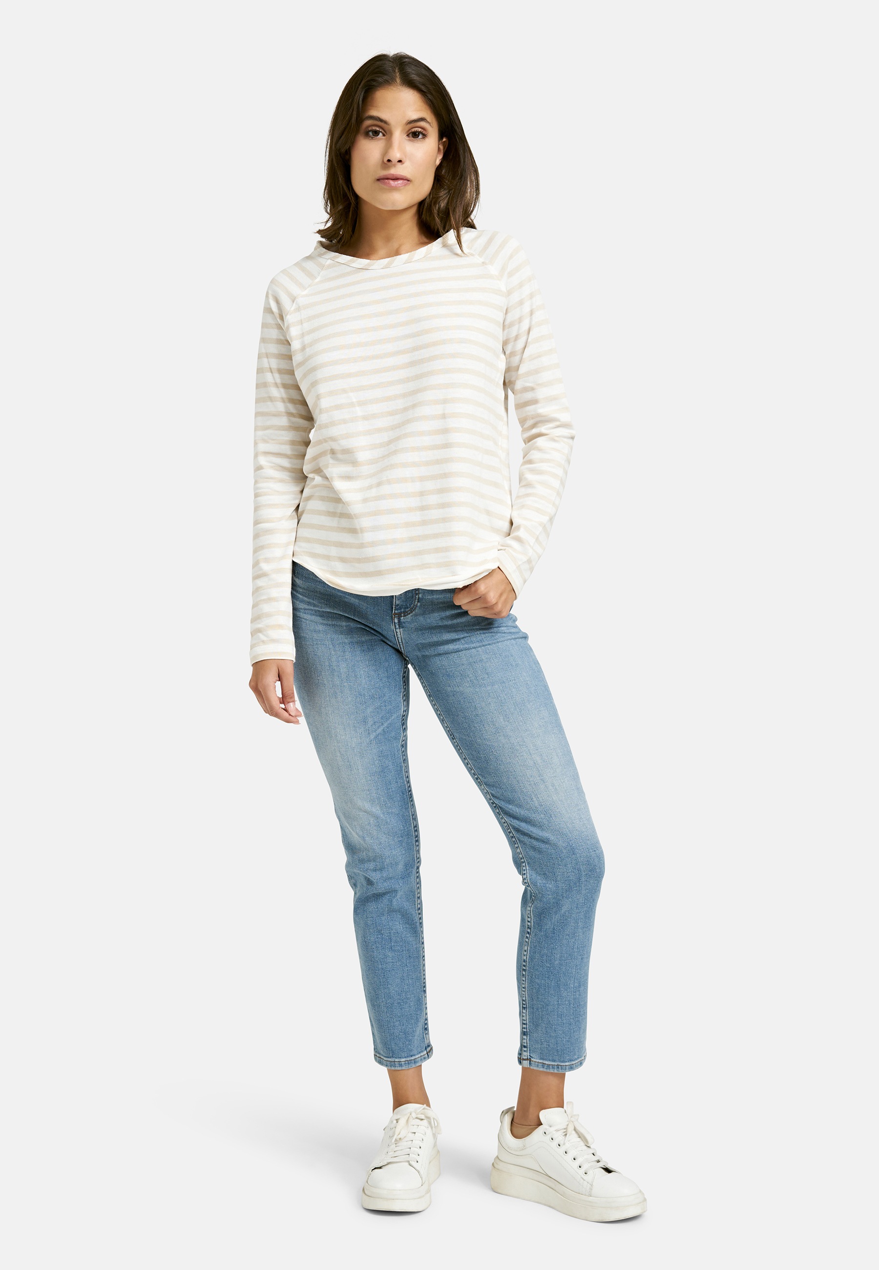 Smith & Soul Langarmshirt aus Baumwolle, Rundhals