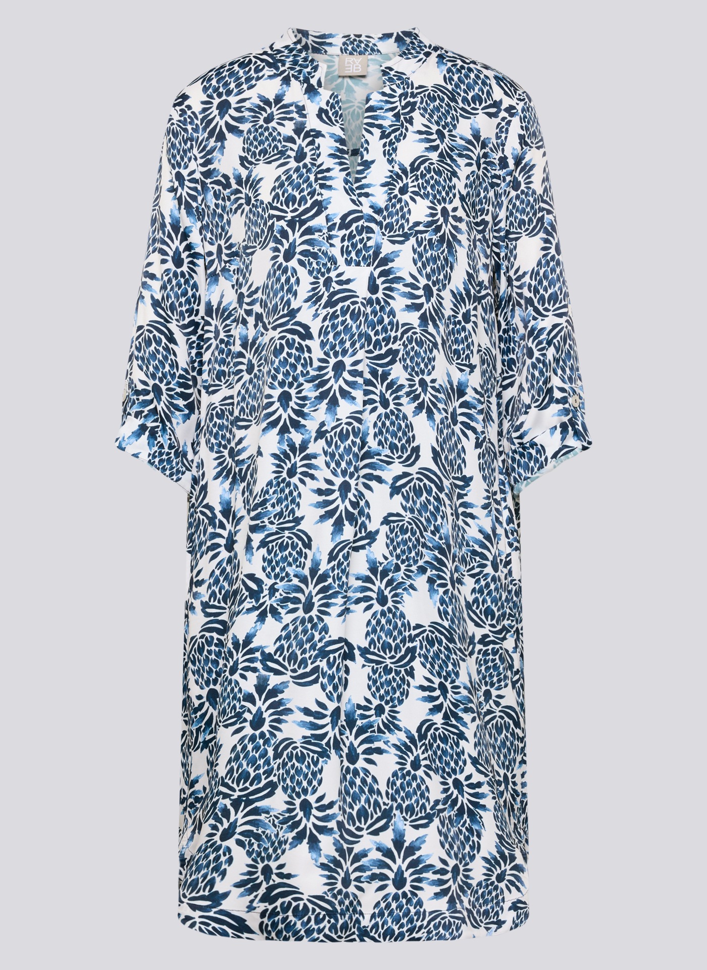 Rabe Robe imprimée Poches pour les mains mit floralem Allover-Print