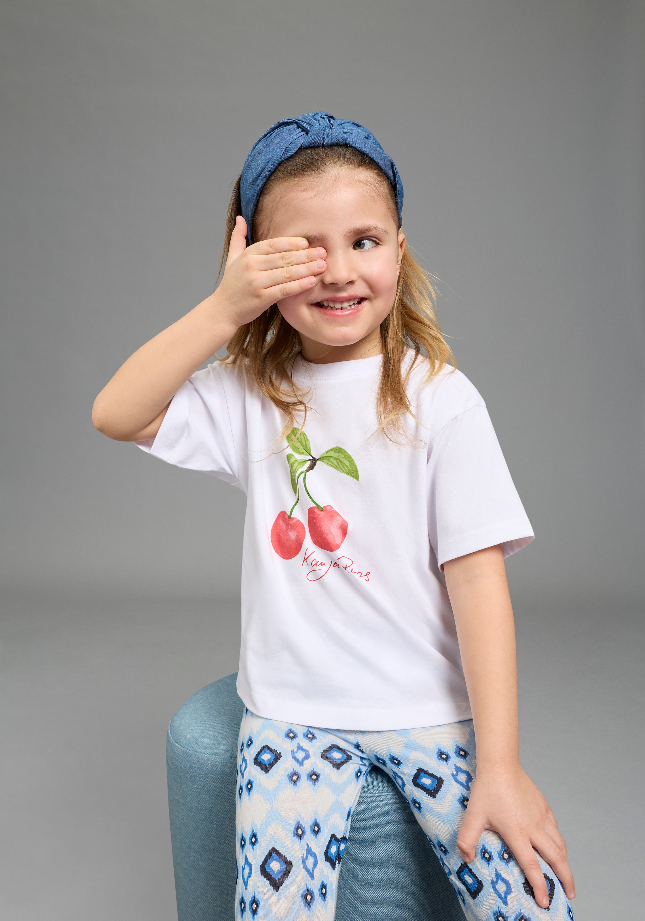 KangaROOS T-Shirt »Kangaroos 2er Pack T-Shirts mit Kirschen- und Zitronenprint« Packung, 2, 2 tlg. modischer Stil, Kurzarm, mit trendigen Drucken und Logodruck