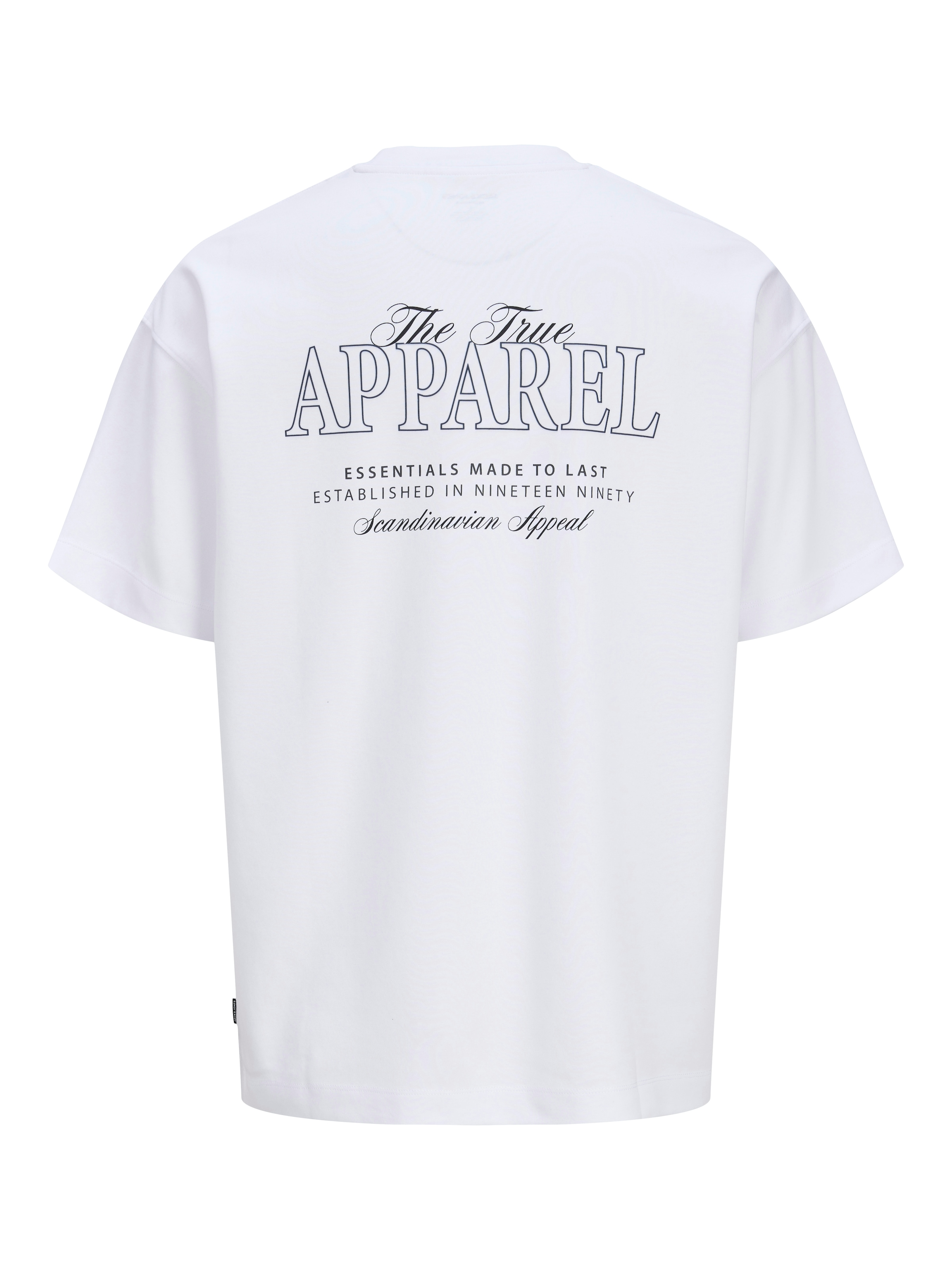 Jack & Jones T-shirt »JJEBARRON STUDIO TEE SS O-NECK SN« mélange de coton, coupe ample