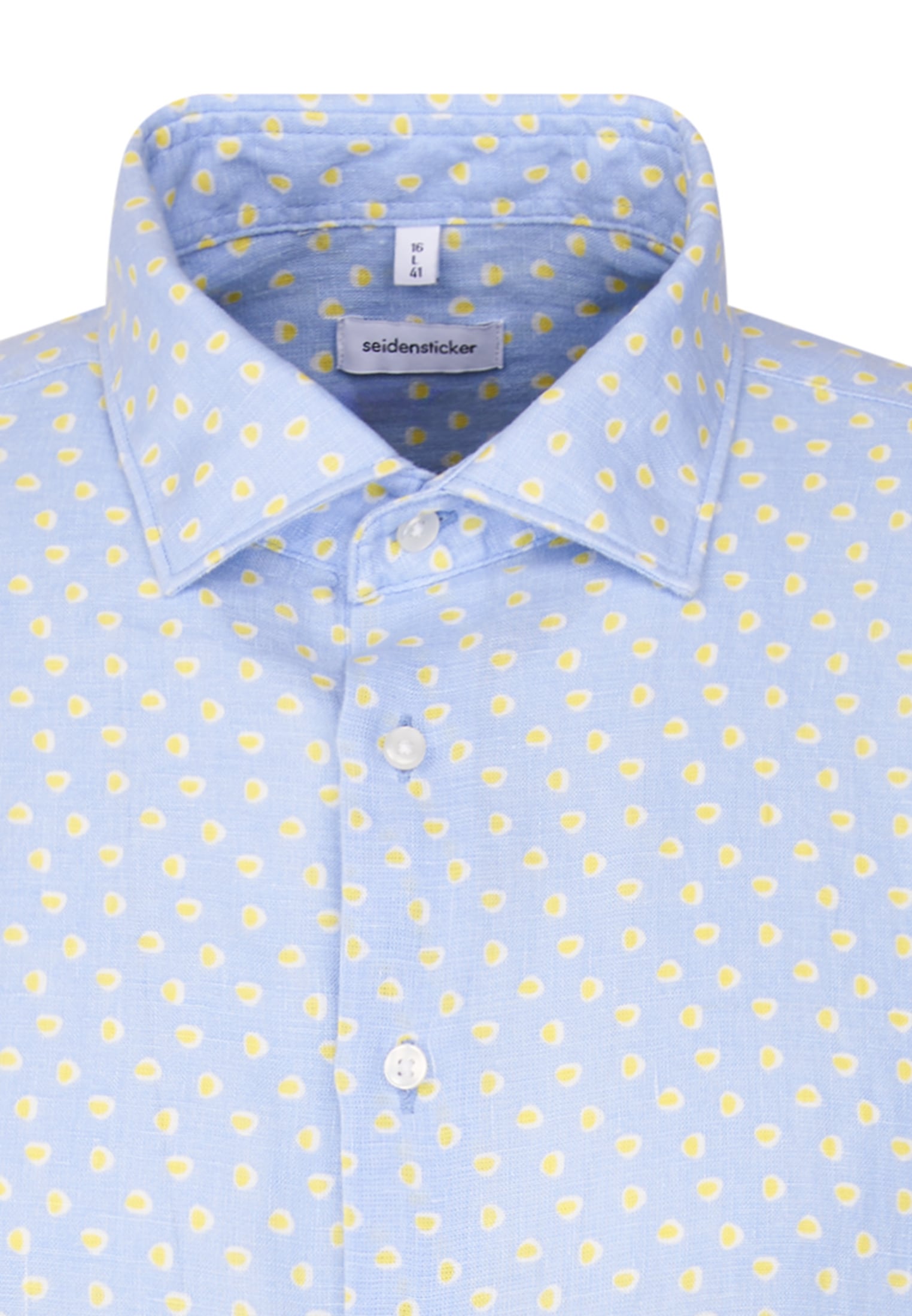 seidensticker Businesshemd »Slim«, Slim Langarm Kentkragen Druck

