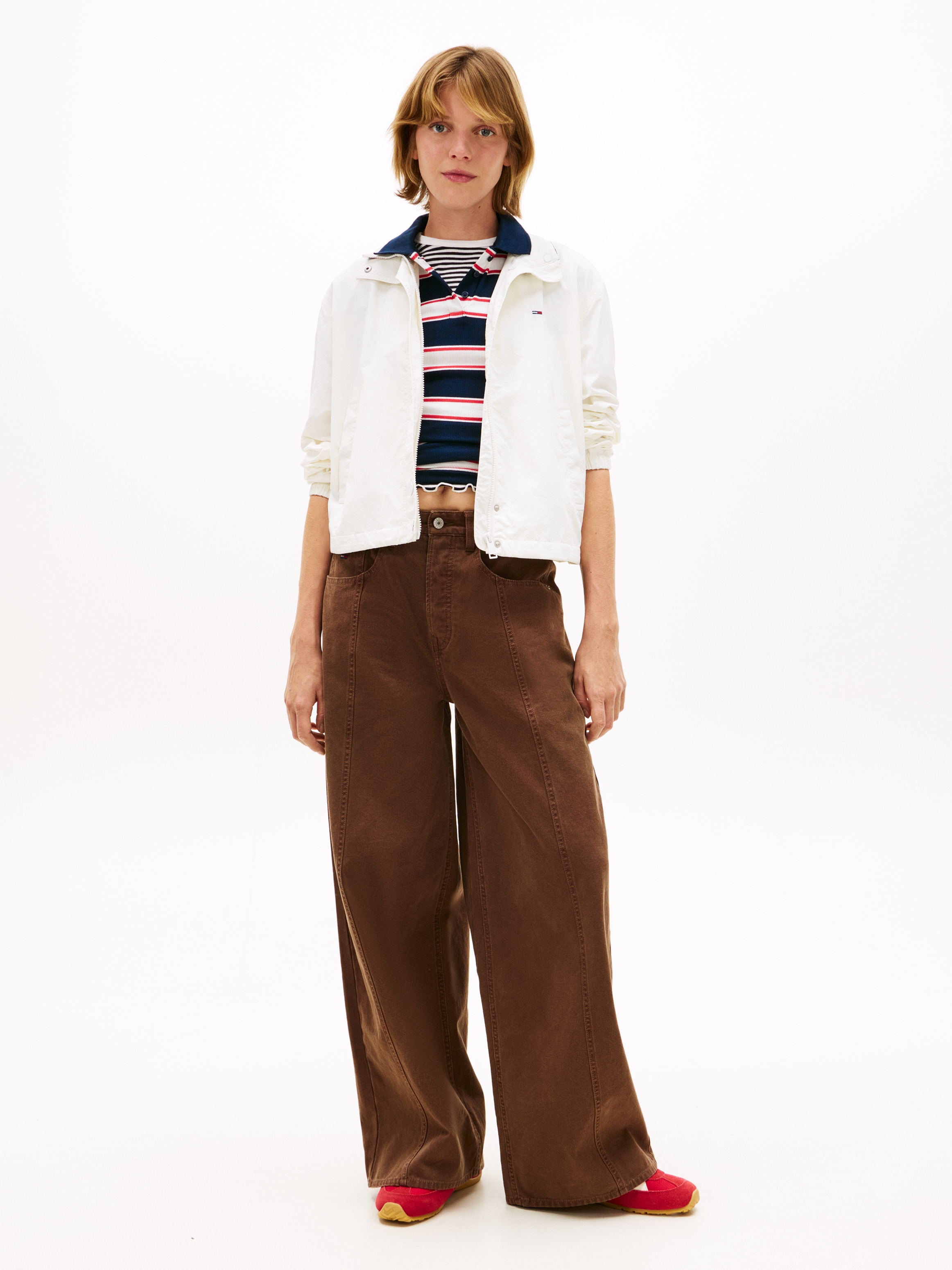 Tommy Jeans Veste d'extérieur »TJW ESSENTIAL JACKET EXT« mit kontrastfarbenem Einsatz