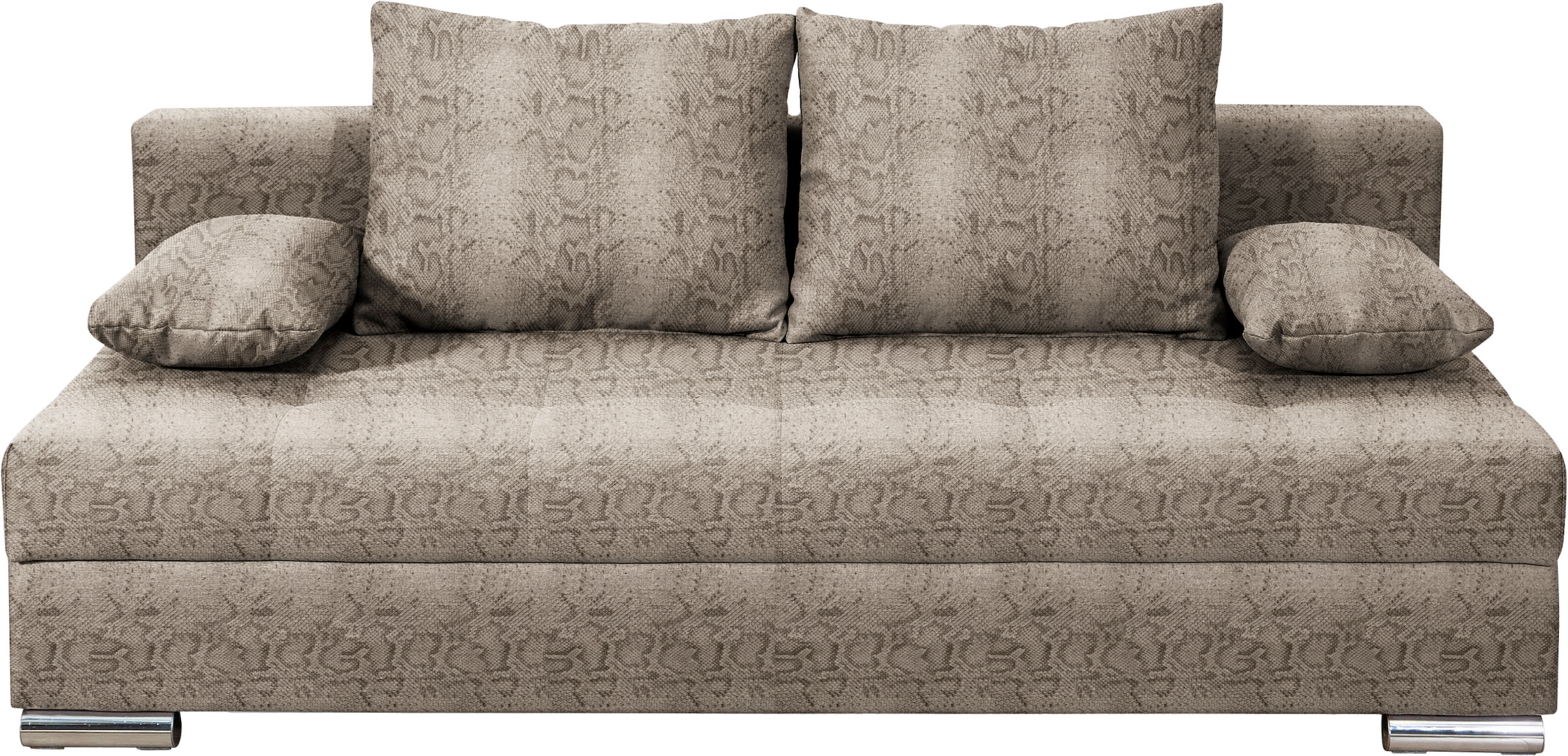 COLLECTION AB Schlafsofa »Tania, B: 194 cm, Liegefl. 140x194 cm, Federkern« Schlafcouch mit Gästebett inklusive Rückenkissen