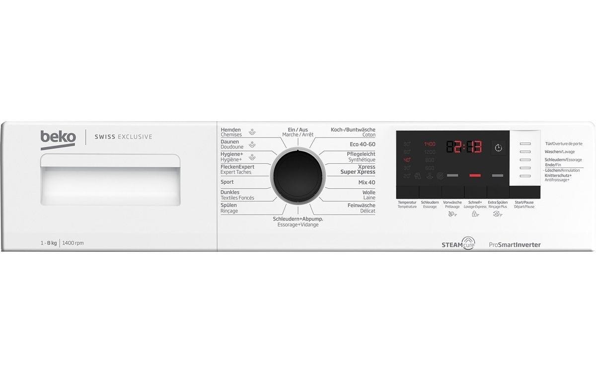 BEKO Machine à laver »WM215« 1400 U/min