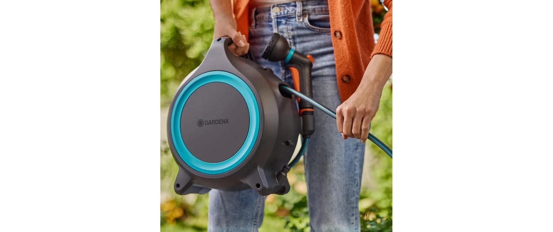 GARDENA Schlauchbox »Move, 12m Schlauch« Schlauchaufbewahrung