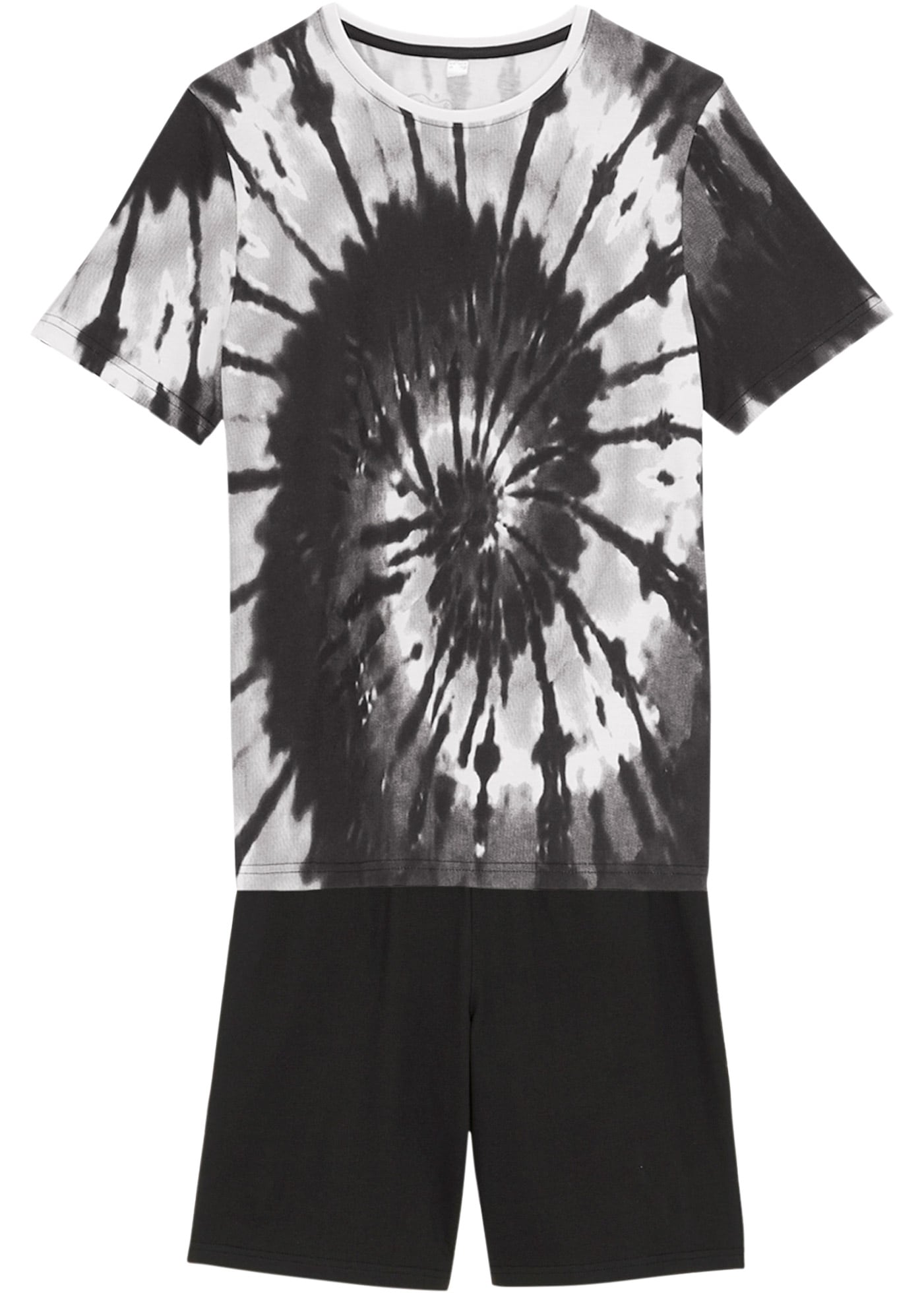 bonprix T-shirt »T-Shirt und Jersey-Bermuda (2-tlg.Set) aus reiner Baumwolle« Set, 2, 2 cuis T-Shirt und Jersey-Bermuda (2-tlg.Set) aus reiner Baumwolle