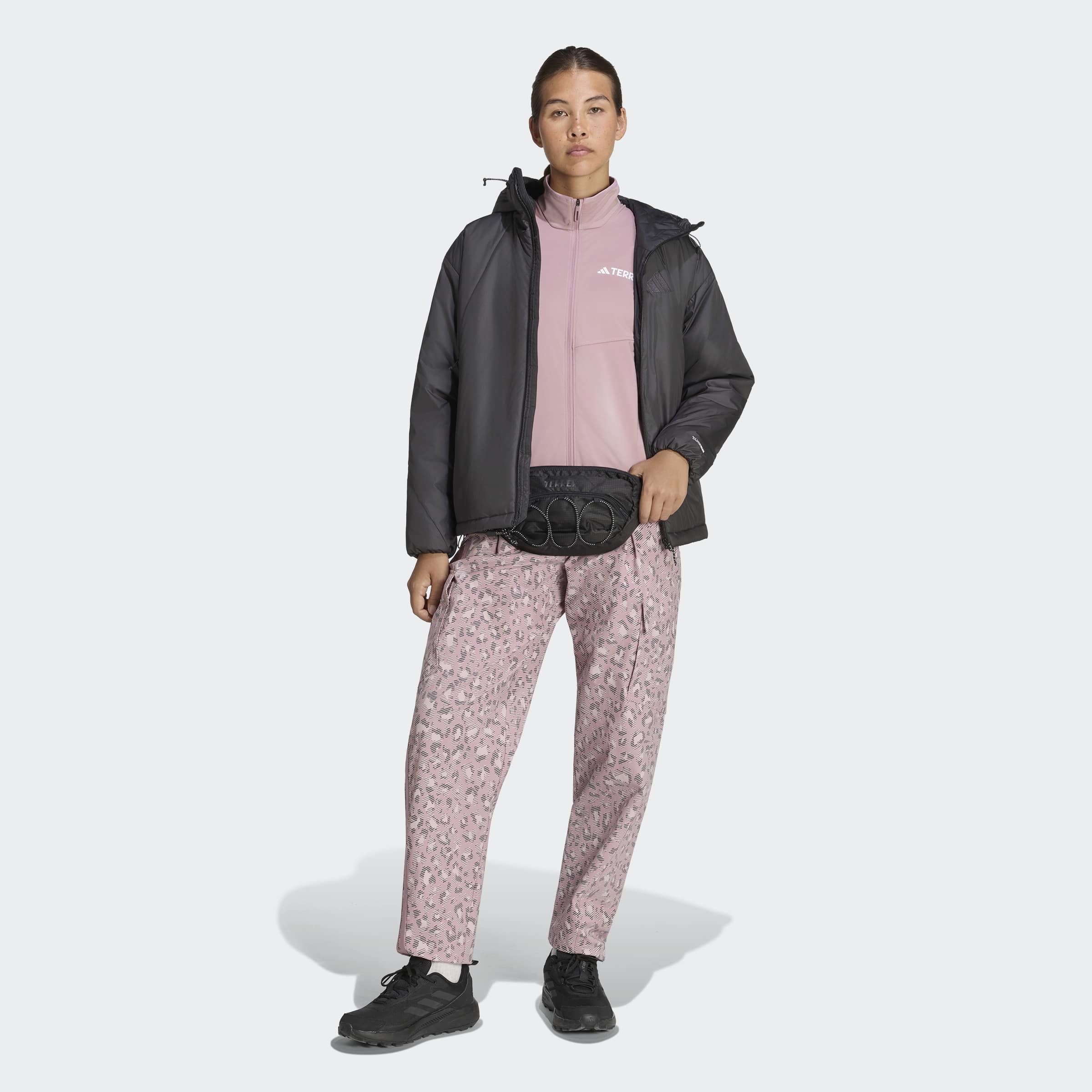 adidas TERREX Veste d'extérieur »MULTI PRIMALOFT, KAPUZE, ISOLIEREND« pour adultes, avec fermeture éclair, en polyester,