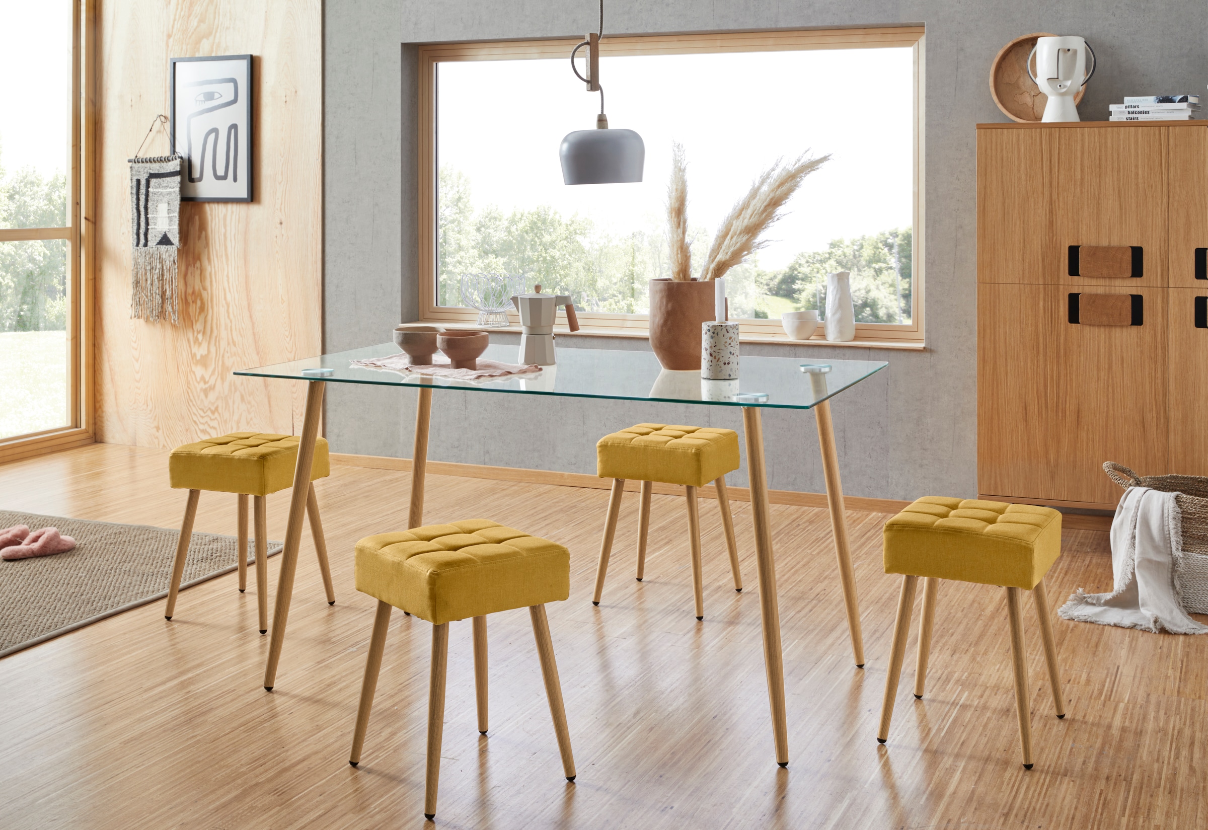 GOODproduct Glastisch »Miller« Breite 140 cm