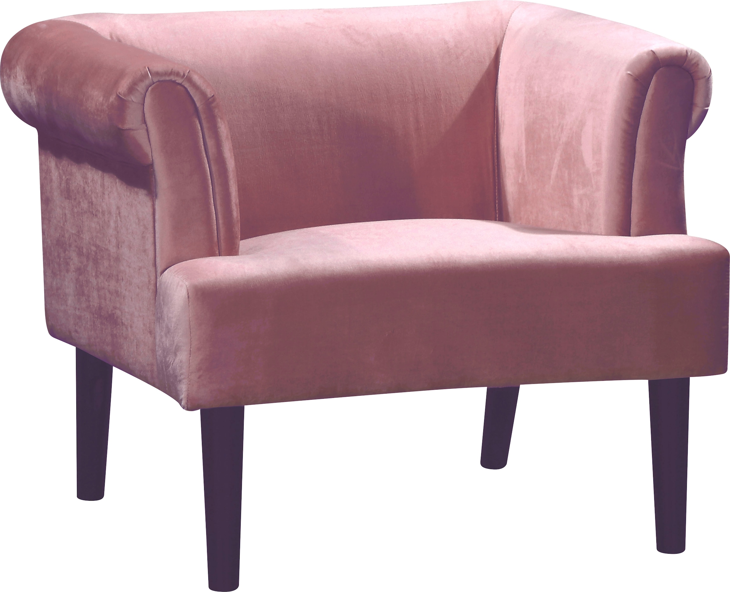 ATLANTIC home collection Sessel »Charlie« Loungesessel mit Wellenunterfederung