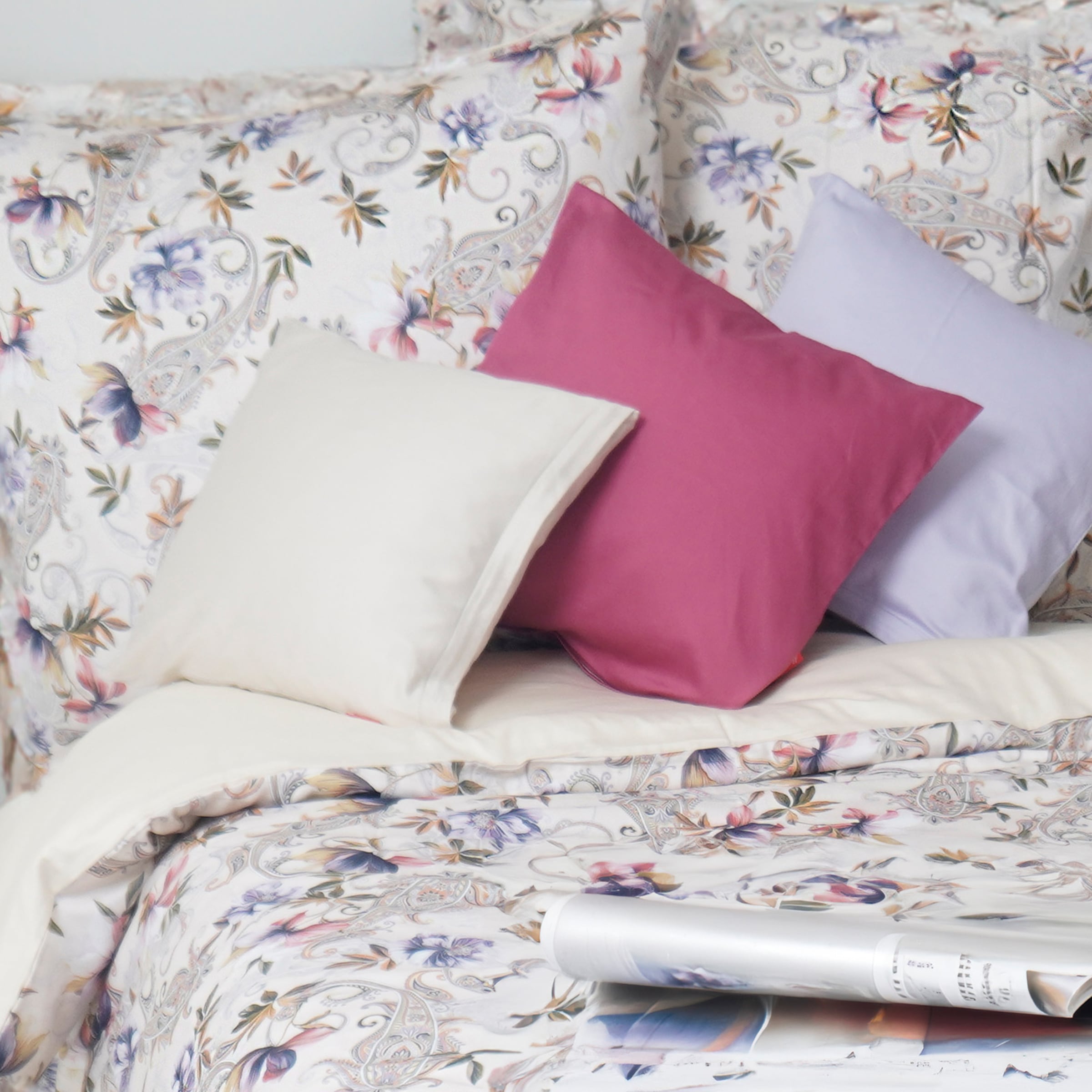 fleuresse Wendebettwäsche »Bed Art S« 2 Stk. Mako Satin 100% Baumwolle mit Reissverschluss