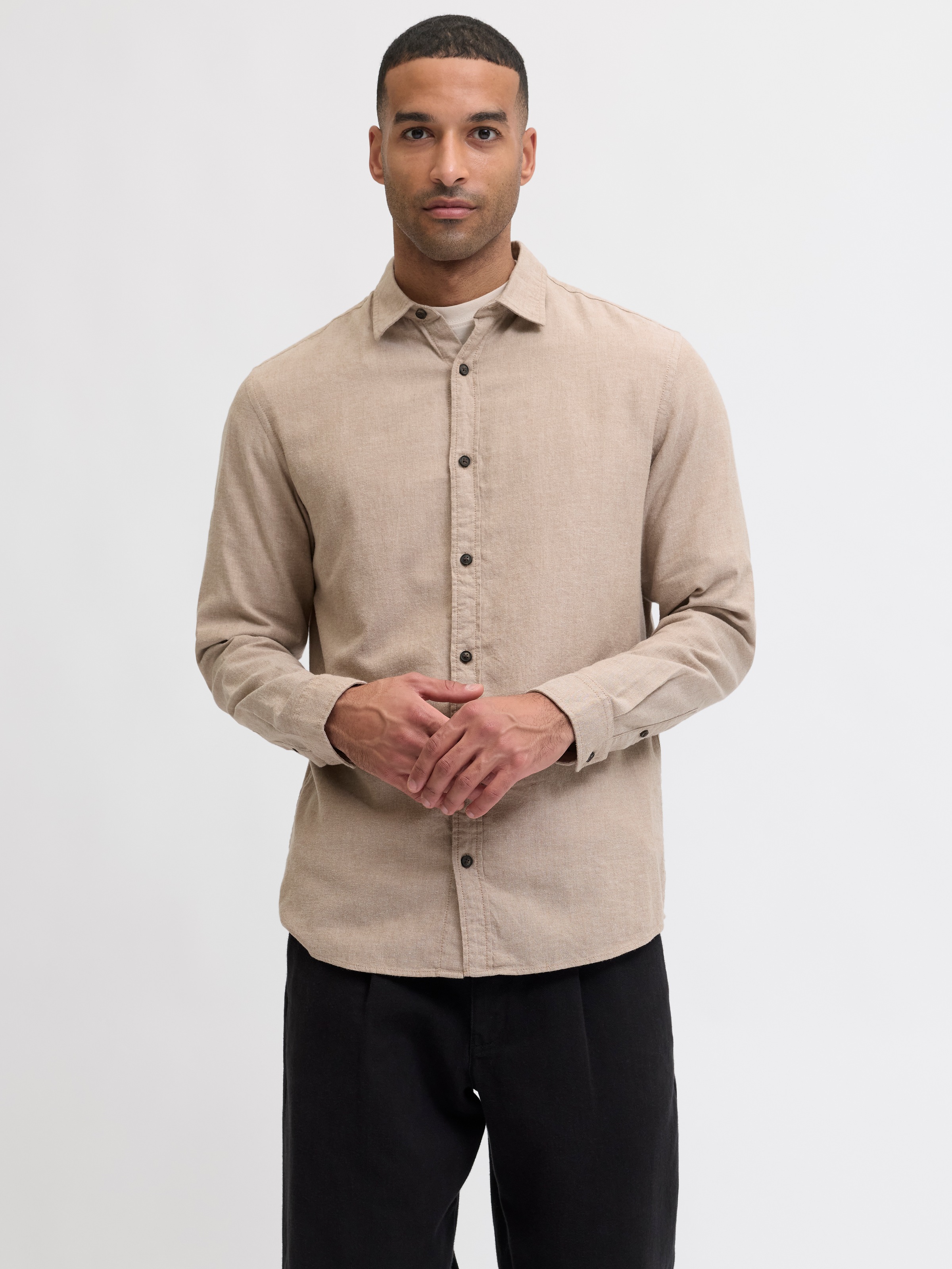 Jack & Jones Chemise à manches longues »JJECLASSIC MELANGE SHIRT L/S NOOS«