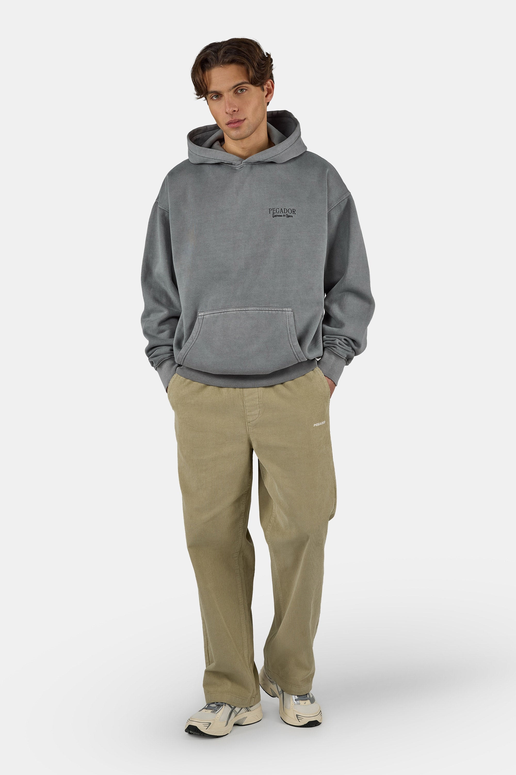 PEGADOR Sweat à capuche »Dragor Oversized Hoodie«, mélange de coton, oversize
