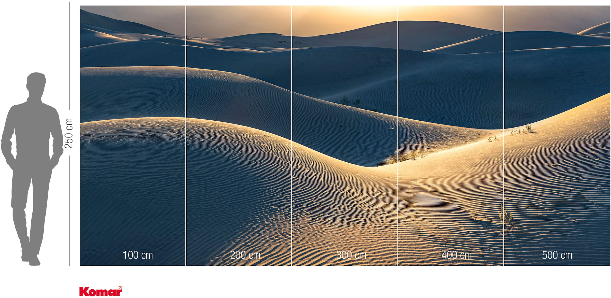 Komar Fototapete »Vlies Fototapete - Body Lines - Grösse 500 x 250 cm« Motiv | bedruckt glatt