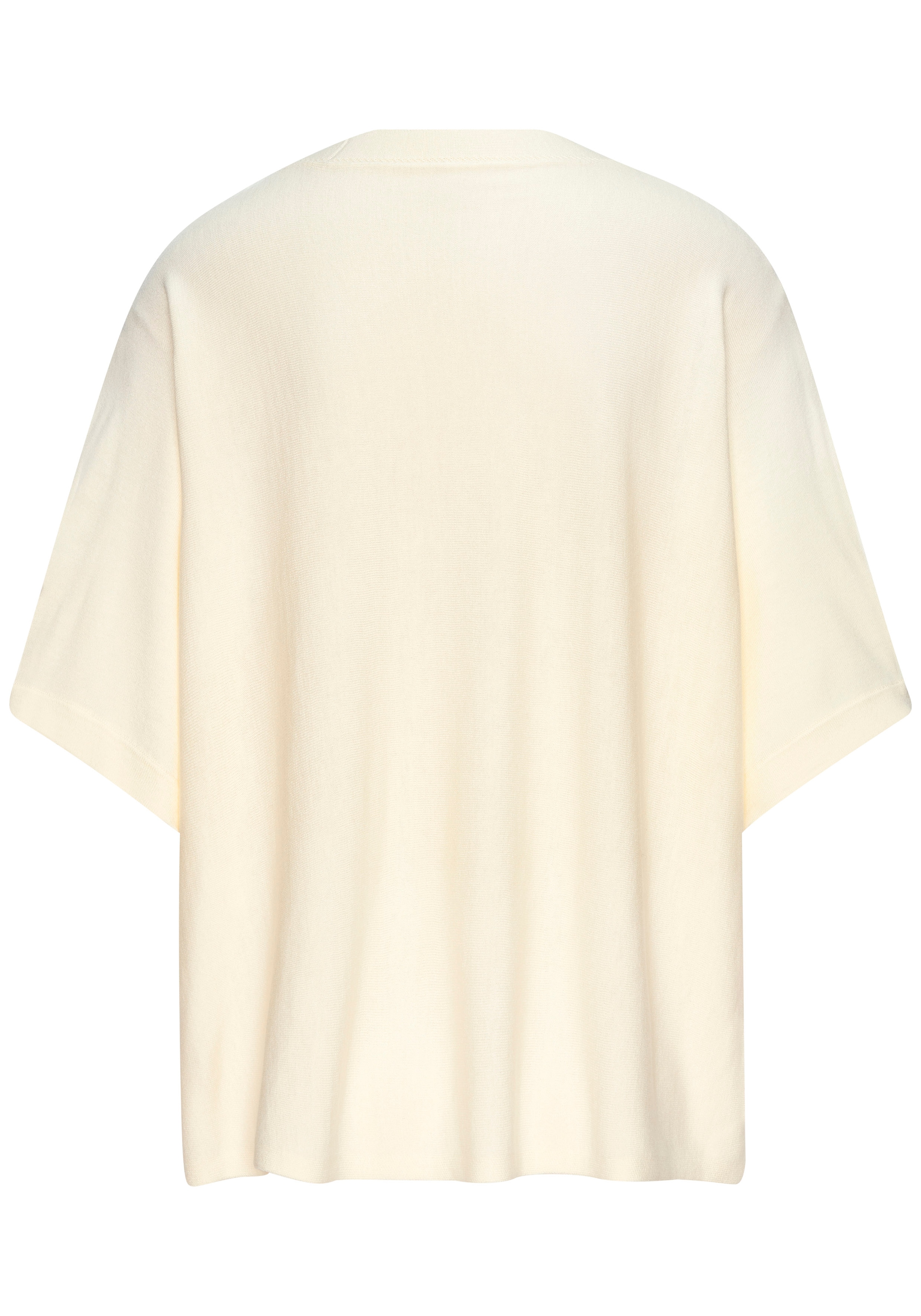 Vivance T-shirt à manches courtes »mit Lochstrickmuster« aus weichem Viskose-Strick