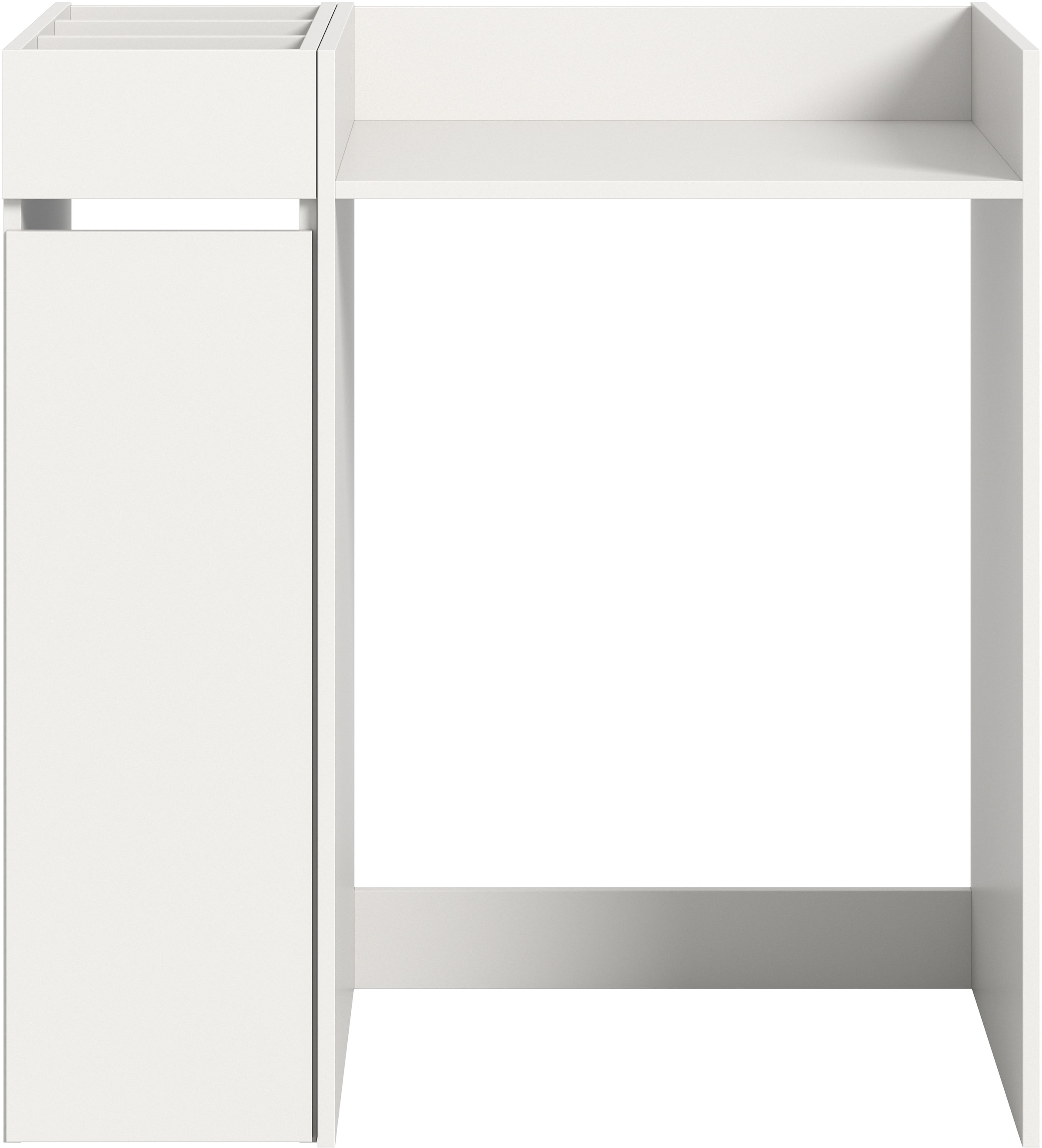 welltime Badmöbel-Set »FALAS, TOPSELLER!, 2-teilig, Hauswirtschaftsraum Set, Breite 95 cm« Set, bestehend aus: Waschmaschinenumbauschrank und Standregal, 2 Stk. tlg.