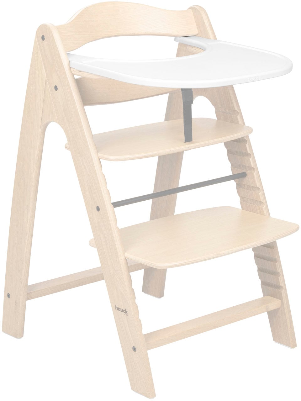 Hauck Hochstuhltablett »Arketa Click Tray, White« aus recyceltem Material