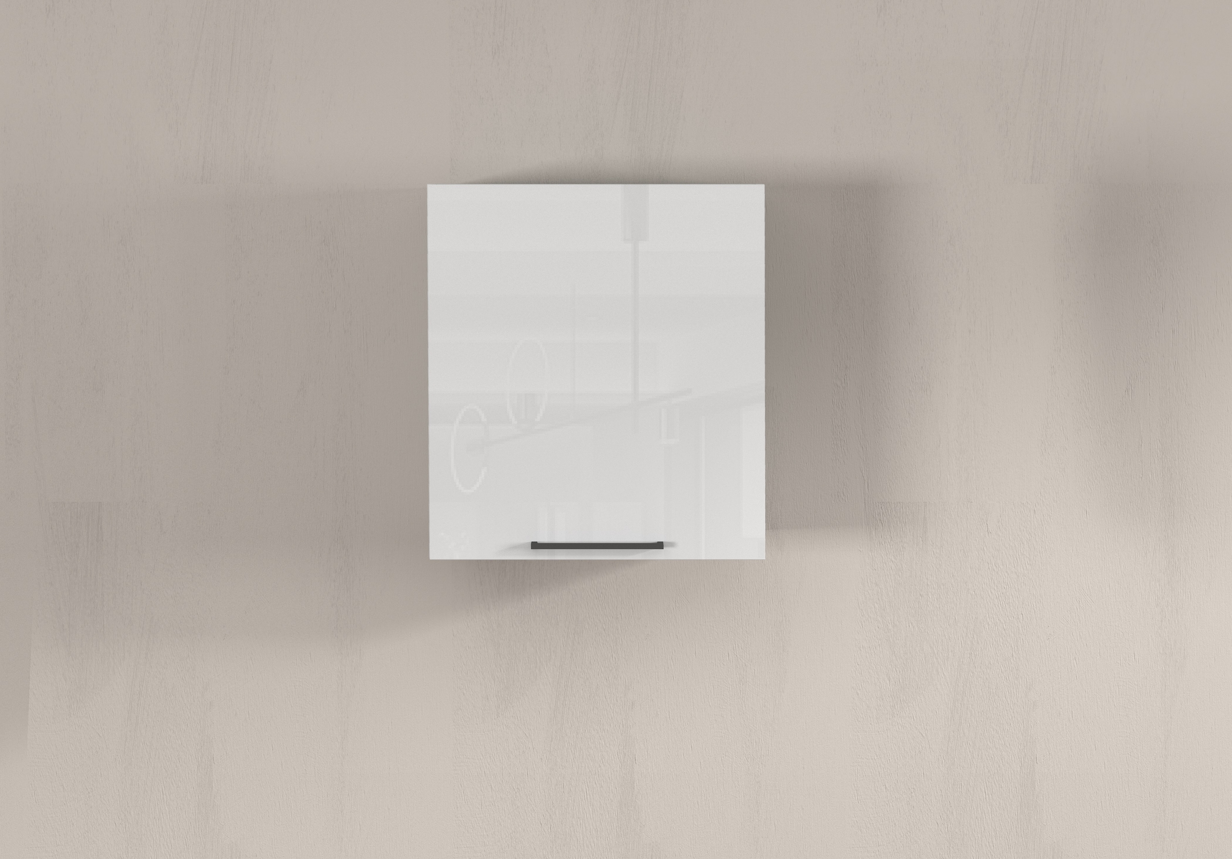 KOCHSTATION Armoire suspendue »Luna, Oberschrank,  Küchenhängeschrank, Made in Italy« B/T/H: 60×35×71 cm, zusätzlicher Stauraum über der Arbeitsfläche