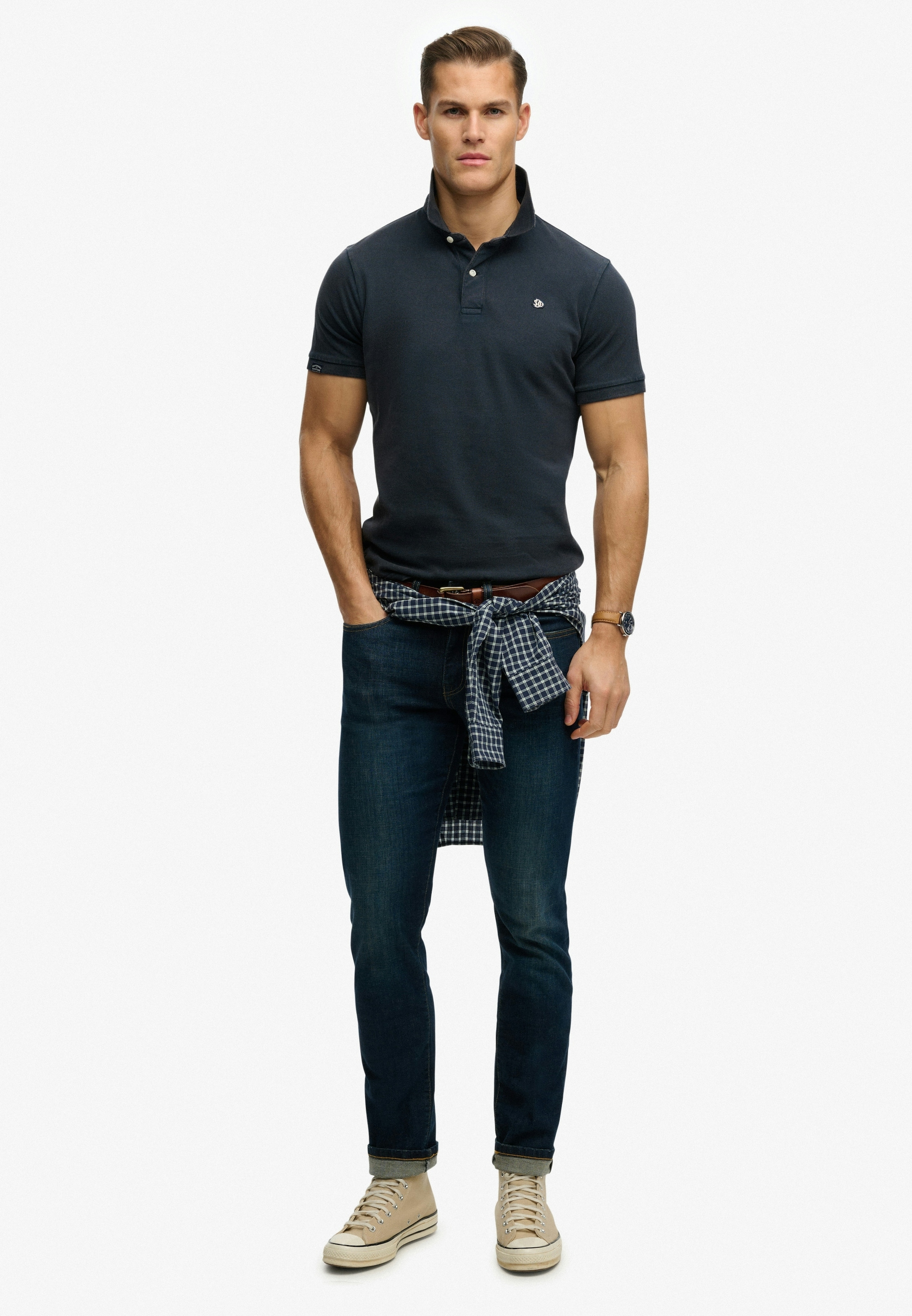 Superdry Poloshirt »VINTAGE DESTROY POLO« Baumwolle, relaxed fit