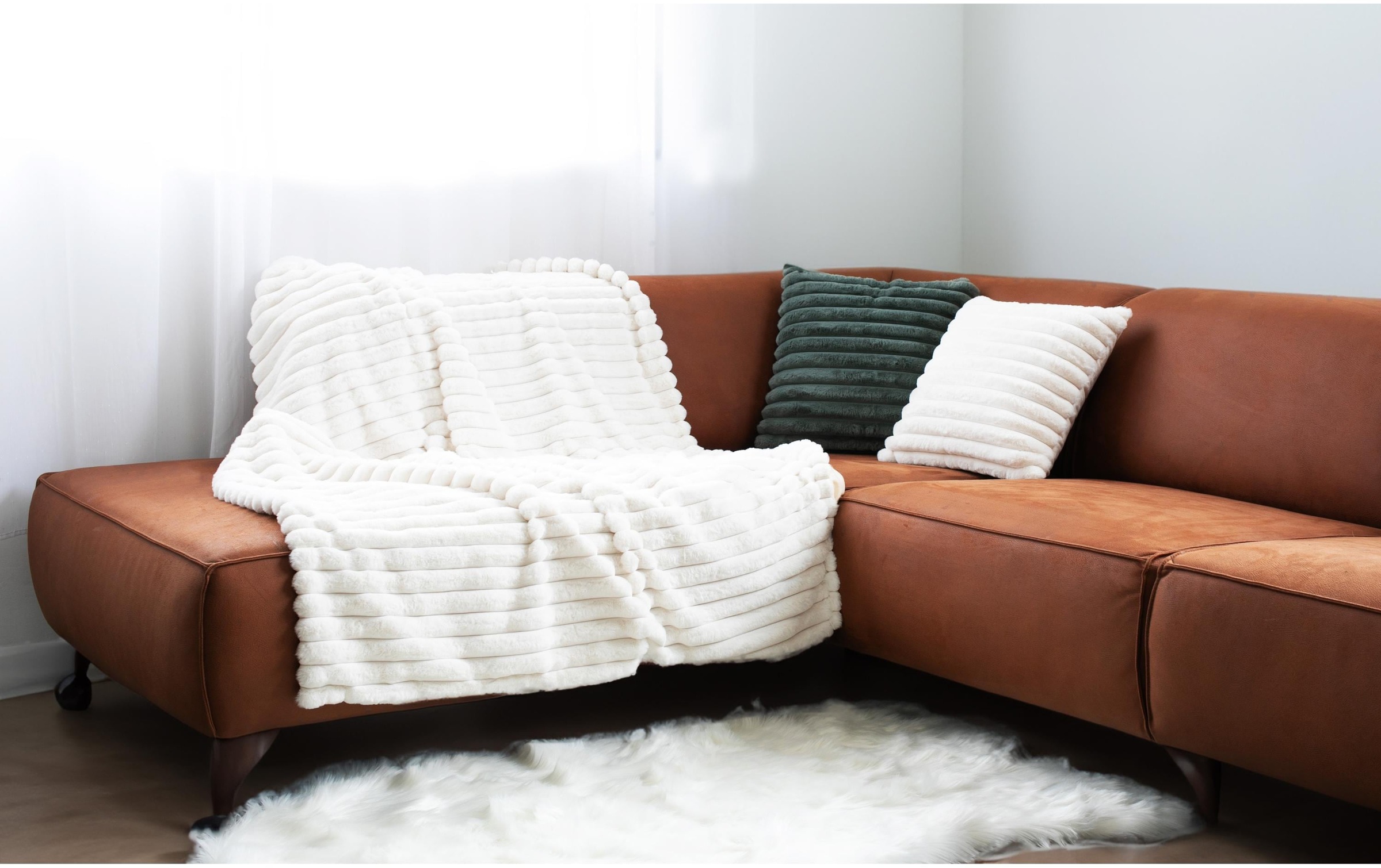   Wohndecke »Tiseco Rabbit Stripe 130 x 170 cm«