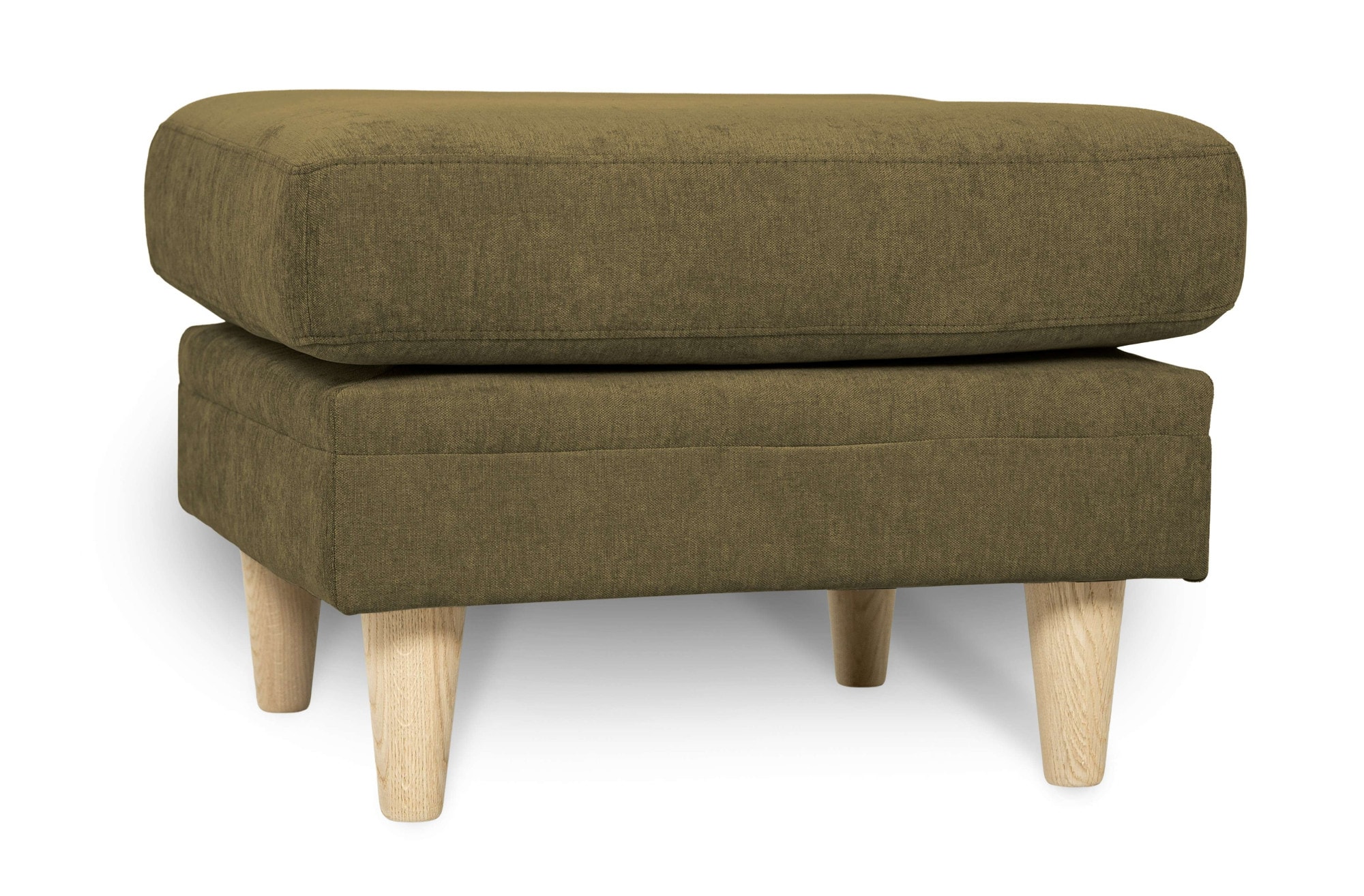 Home affaire Polsterhocker »Arellano, Breite 63 cm« klassisches Design, mit Massivholzfüssen, Webstoff fein, Chenille