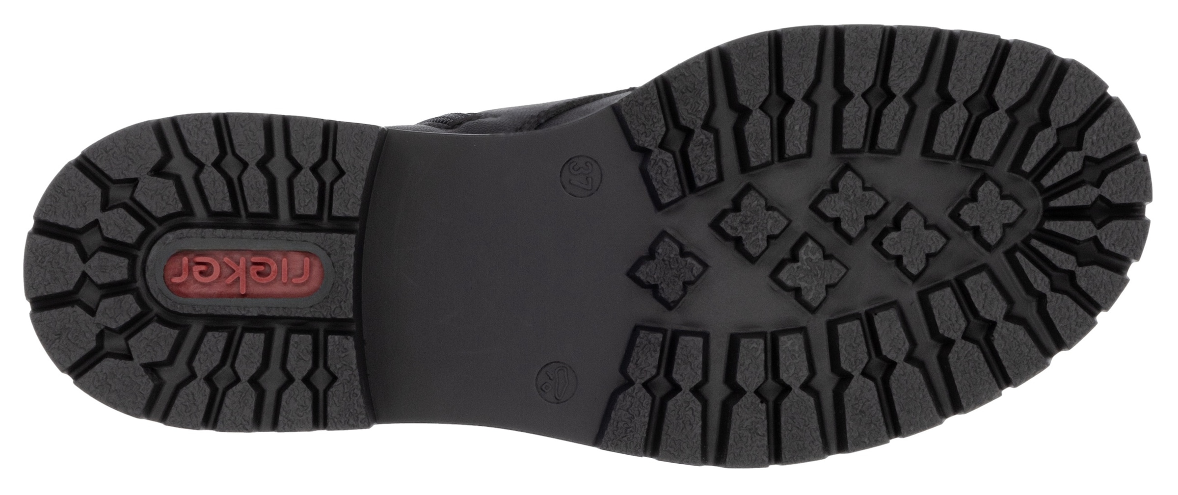 Rieker Schnürstiefelette  , Schnürboots, Blockabsatz, mit praktischem Innenreissverschluss