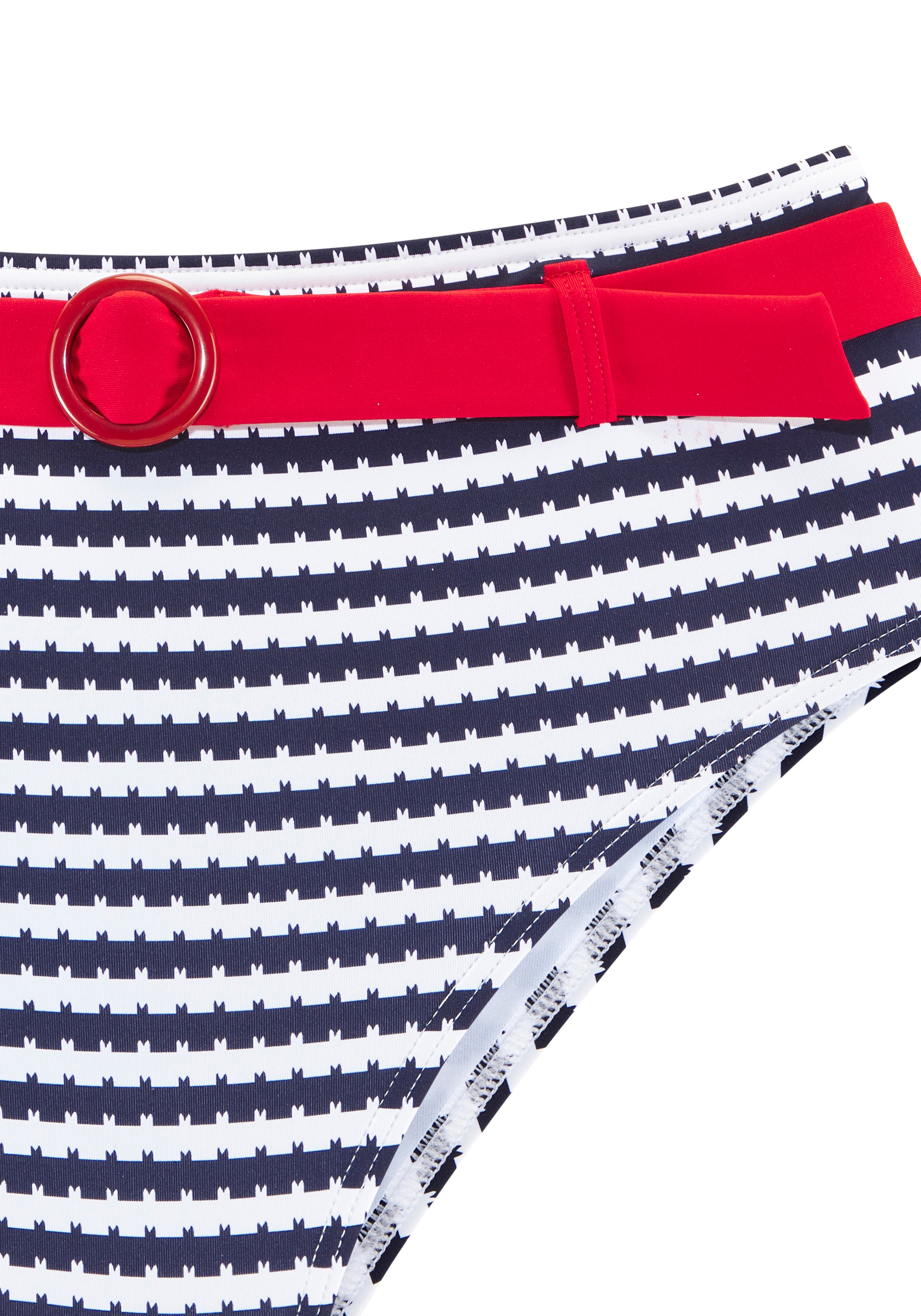 s.Oliver Highwaist-Bikini-Hose »Elain« mit Gürtel und Zierring