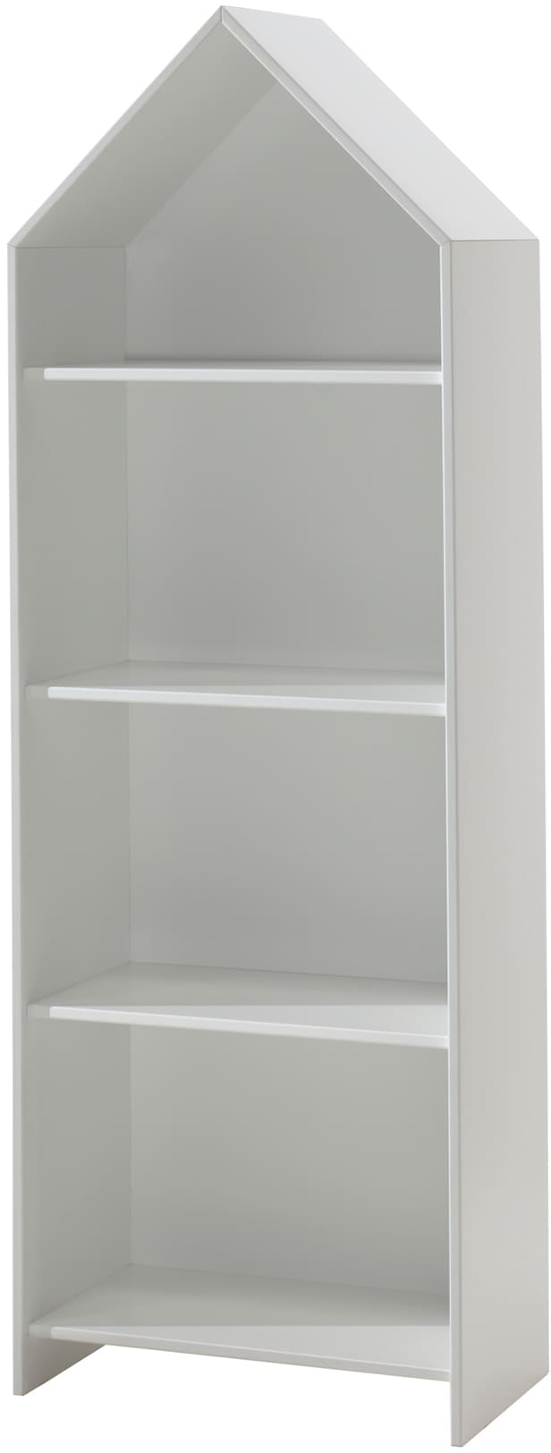 Vipack Étagère pour enfants »Casami, Regalschrank mit 3 Böden und viel Stauraum« L/H/P env. 57,6x171,3x37 cm, utilisation universelle, très moderne,  en MDF de haute qualité, laqué blanc