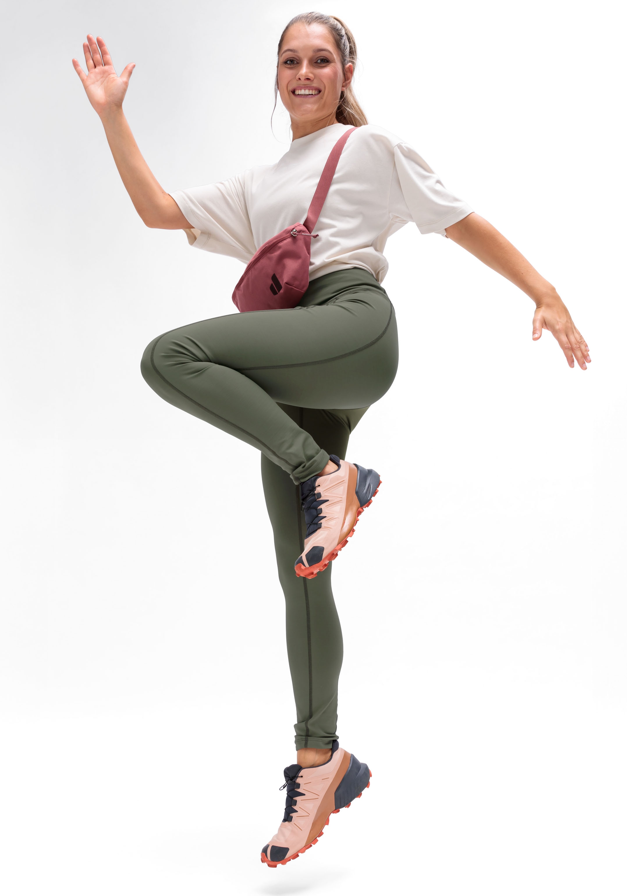 Maier Sports Leggings fonctionnels »Da-Tight el. MS FAV Long Tight W«  sportlicher Stil, für Wandern und Outdooraktivitäten