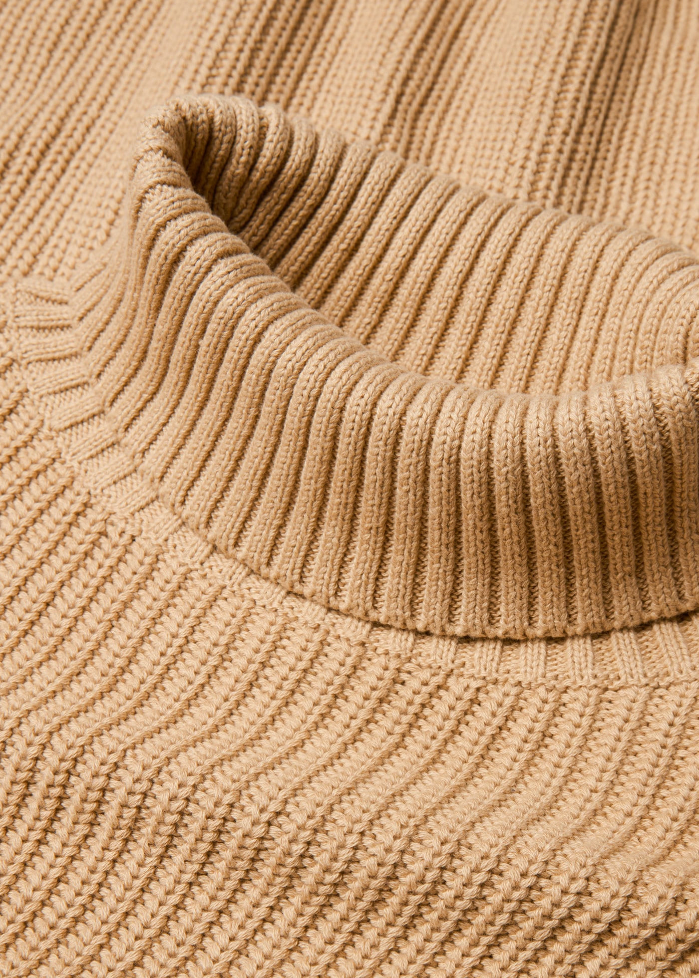 bonprix Rollkragenpullover »Rollkragenpullover aus reiner Baumwolle« aus reiner Baumwolle, mit Rollkragen, für kühle Tage