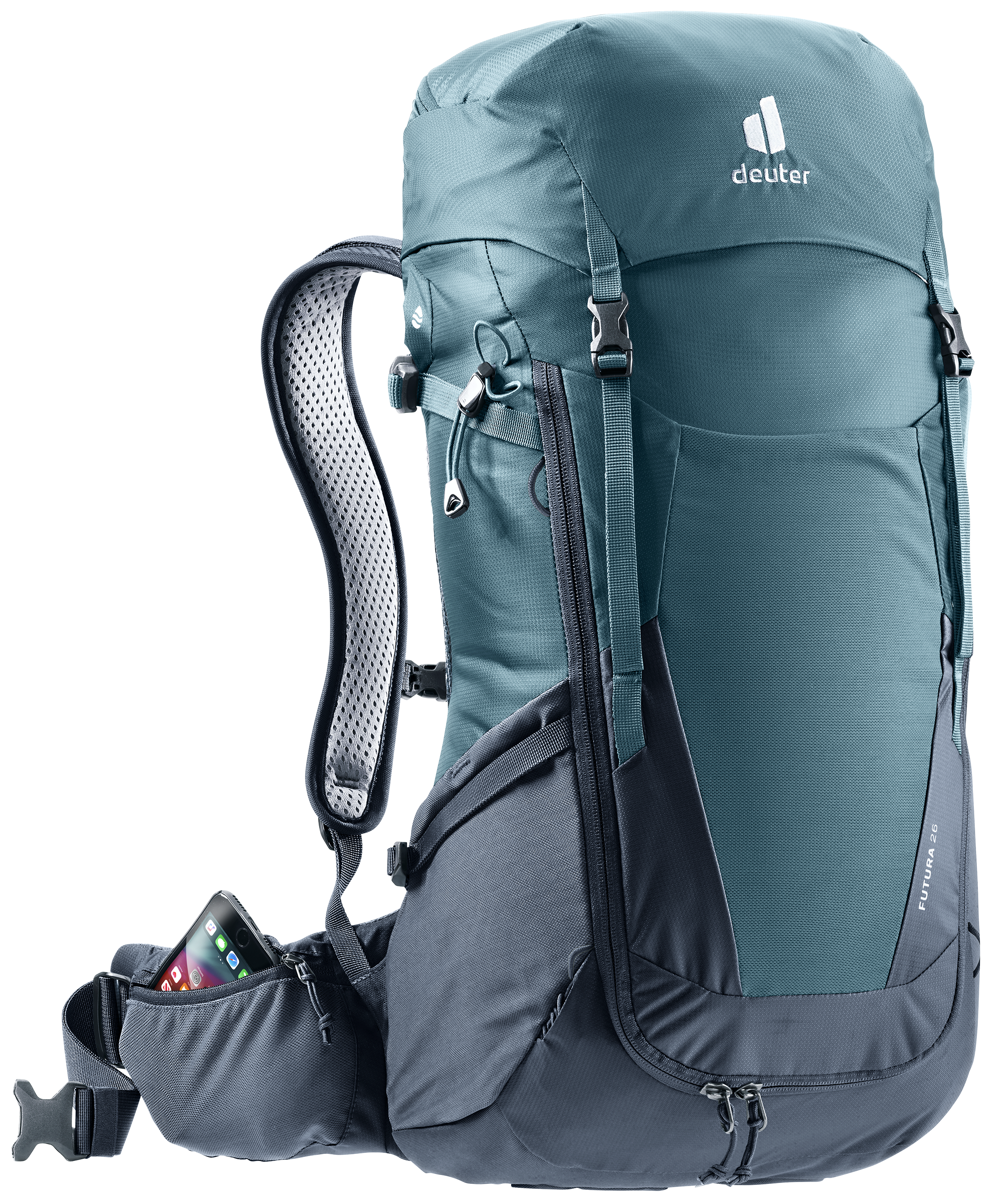 deuter Sac à dos de randonnée »FUTURA 26« für längere Tages- und Mehrtageswanderungen, mit grosser Frontöffnung