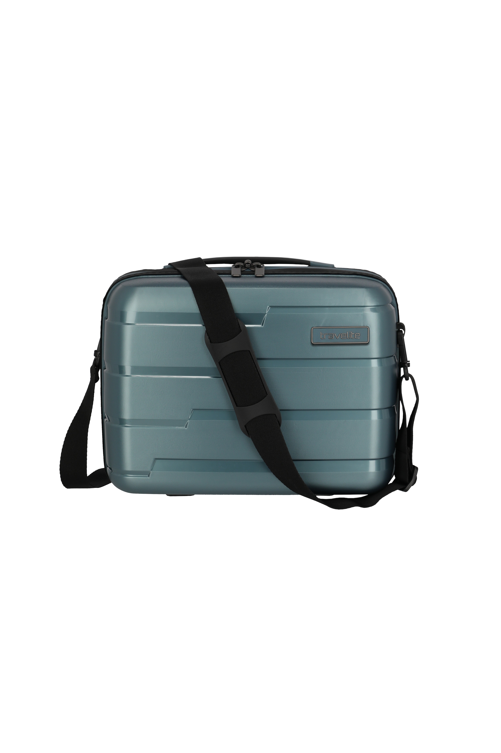 travelite Trousse de beauté »AIR BASE Kosmetikkoffer Hartschale« avec serrure TSA et fonction d’emboîtement – robuste et léger