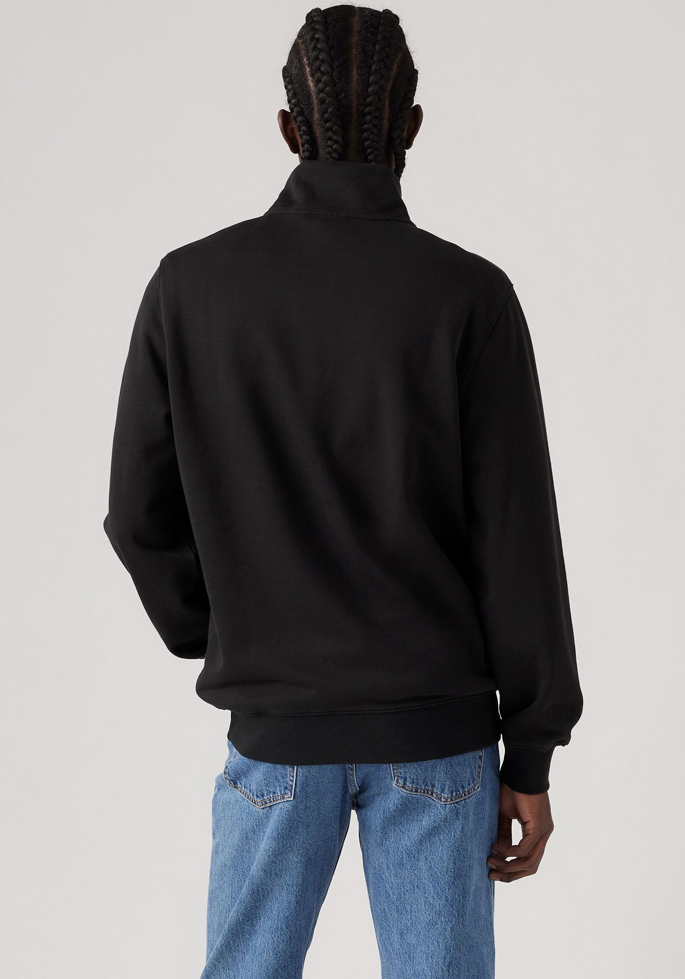 Levi's® »ORIGINAL HM 1/4 ZIP«, mit Troyer-Kragen und Logo-Stickerei

